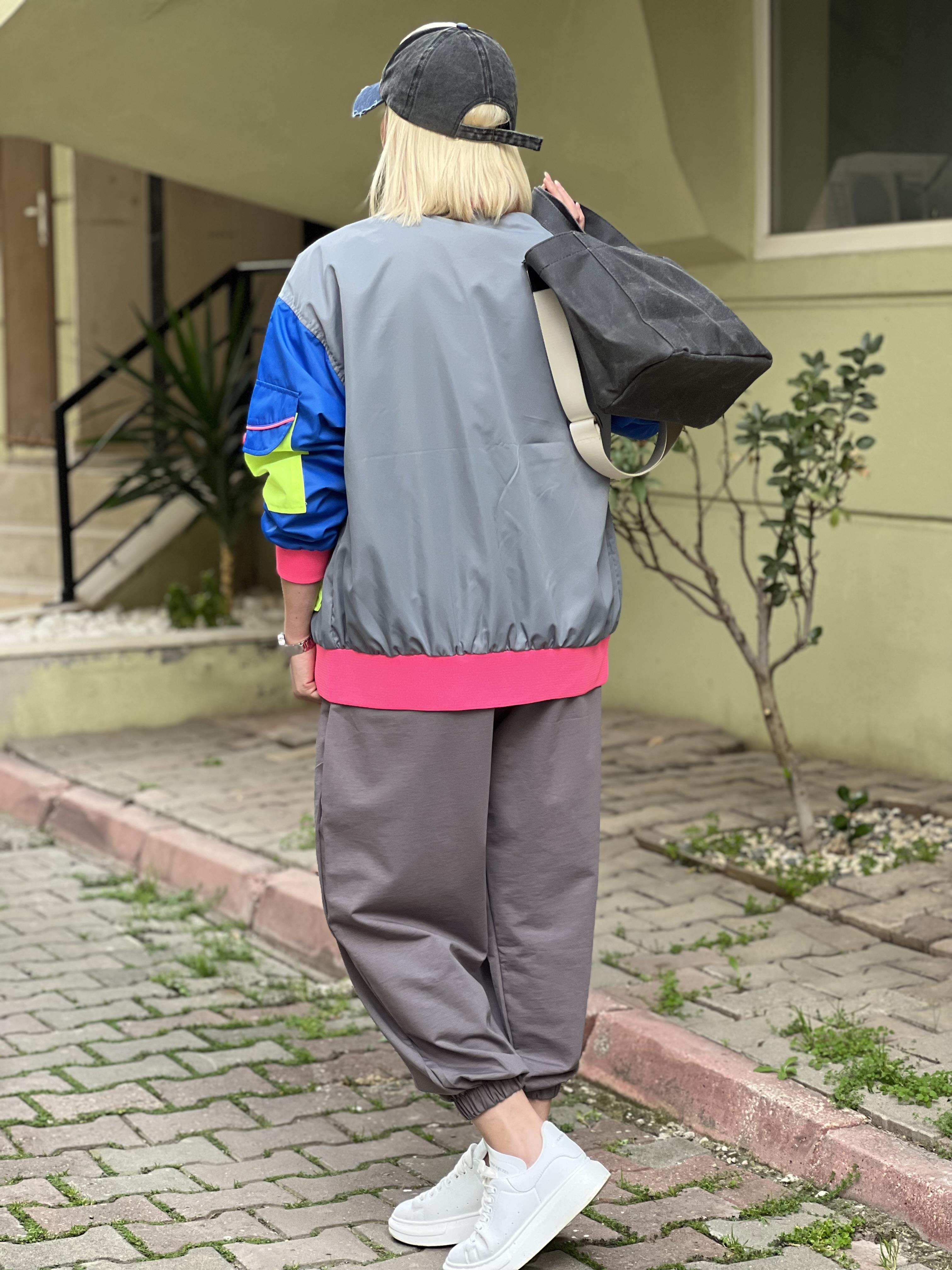 NEON DETAYLI KOT CEKET 