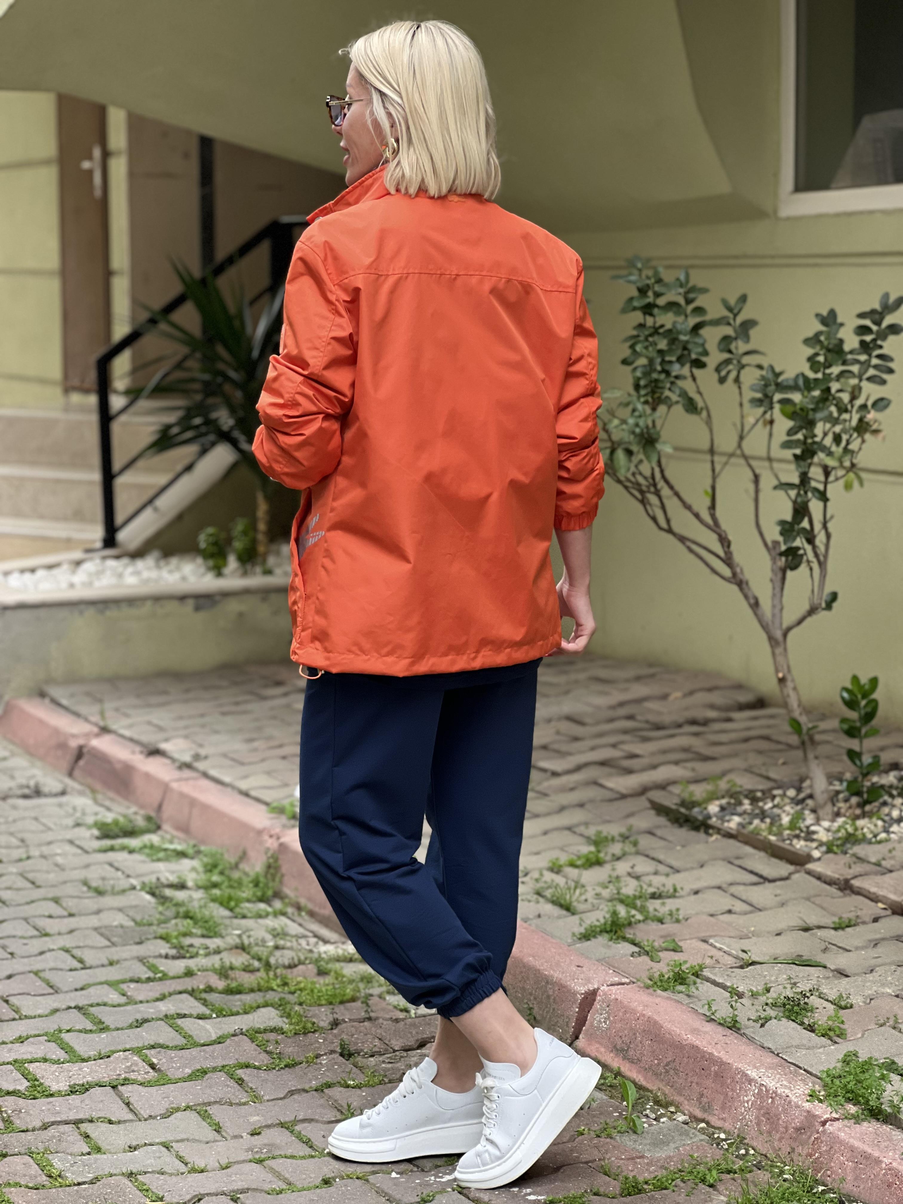 NEON TURUNCU YAĞMURLUK