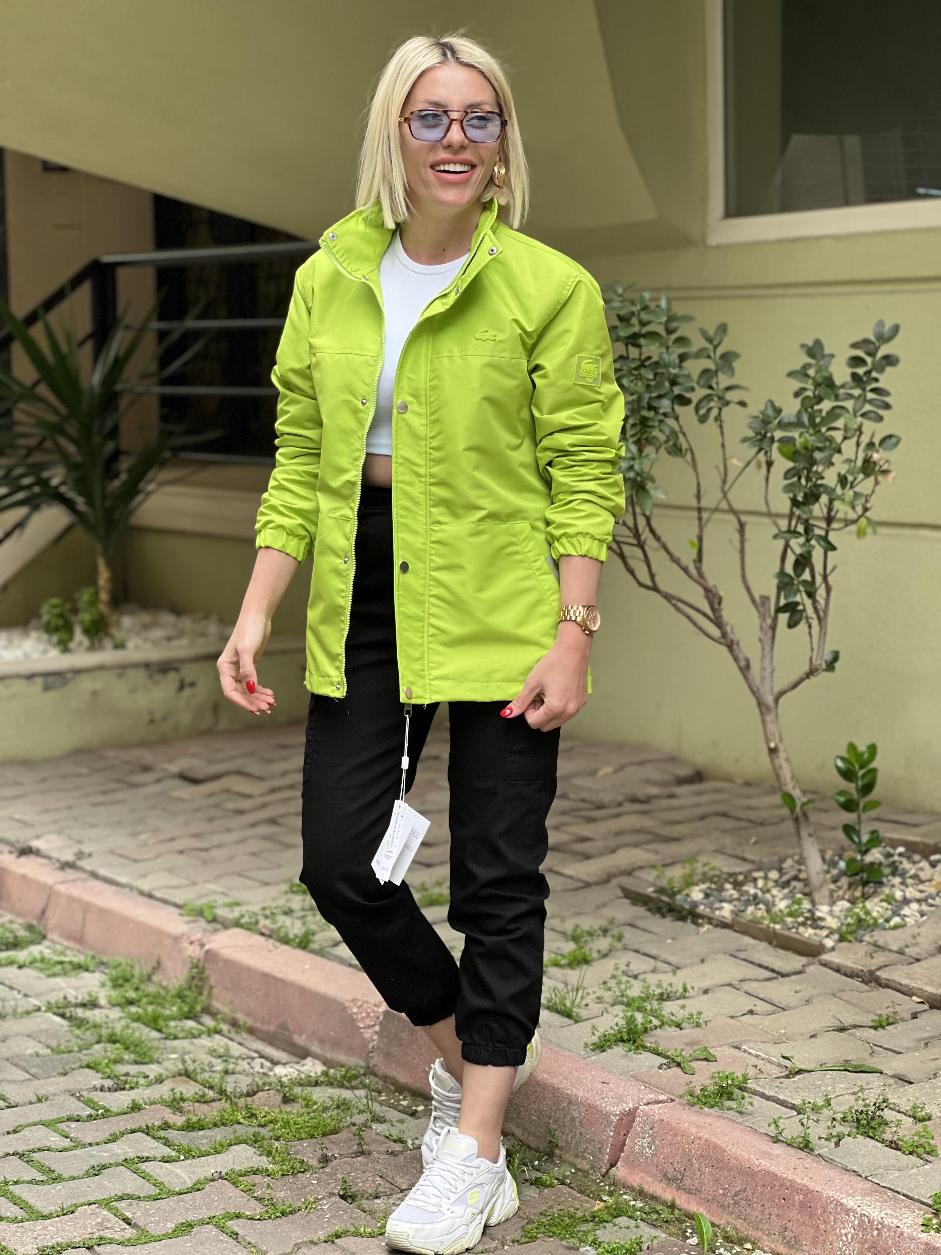 NEON YEŞİL ORJ YAĞMURLUK