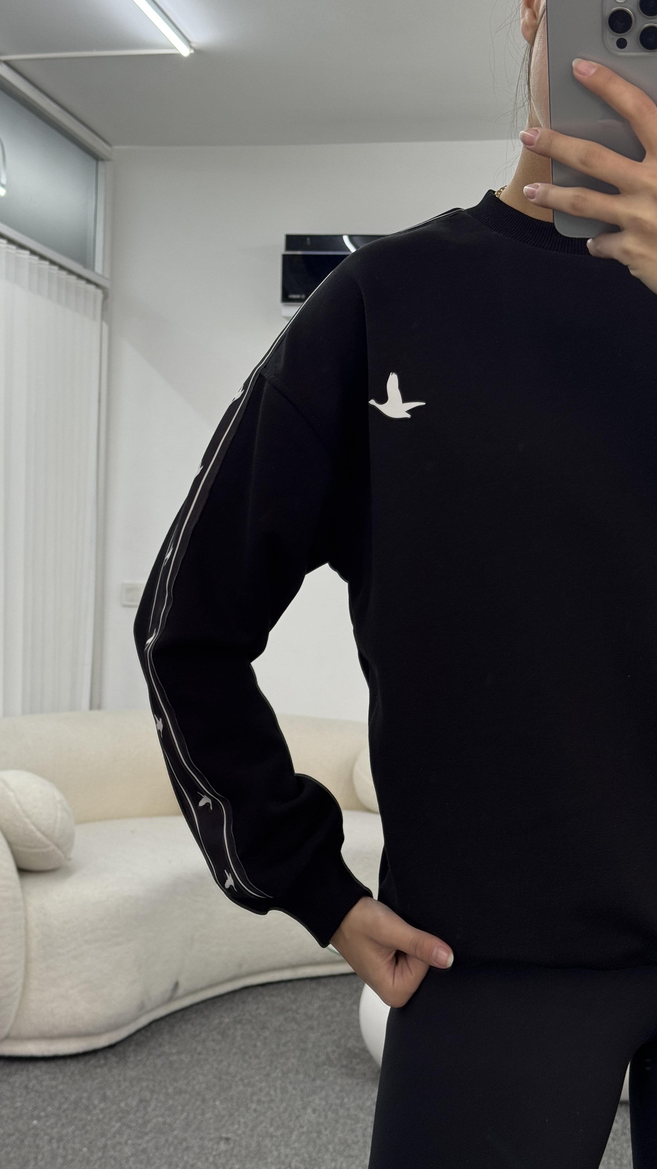 OLİVİA SİYAH SWEATSHIRT