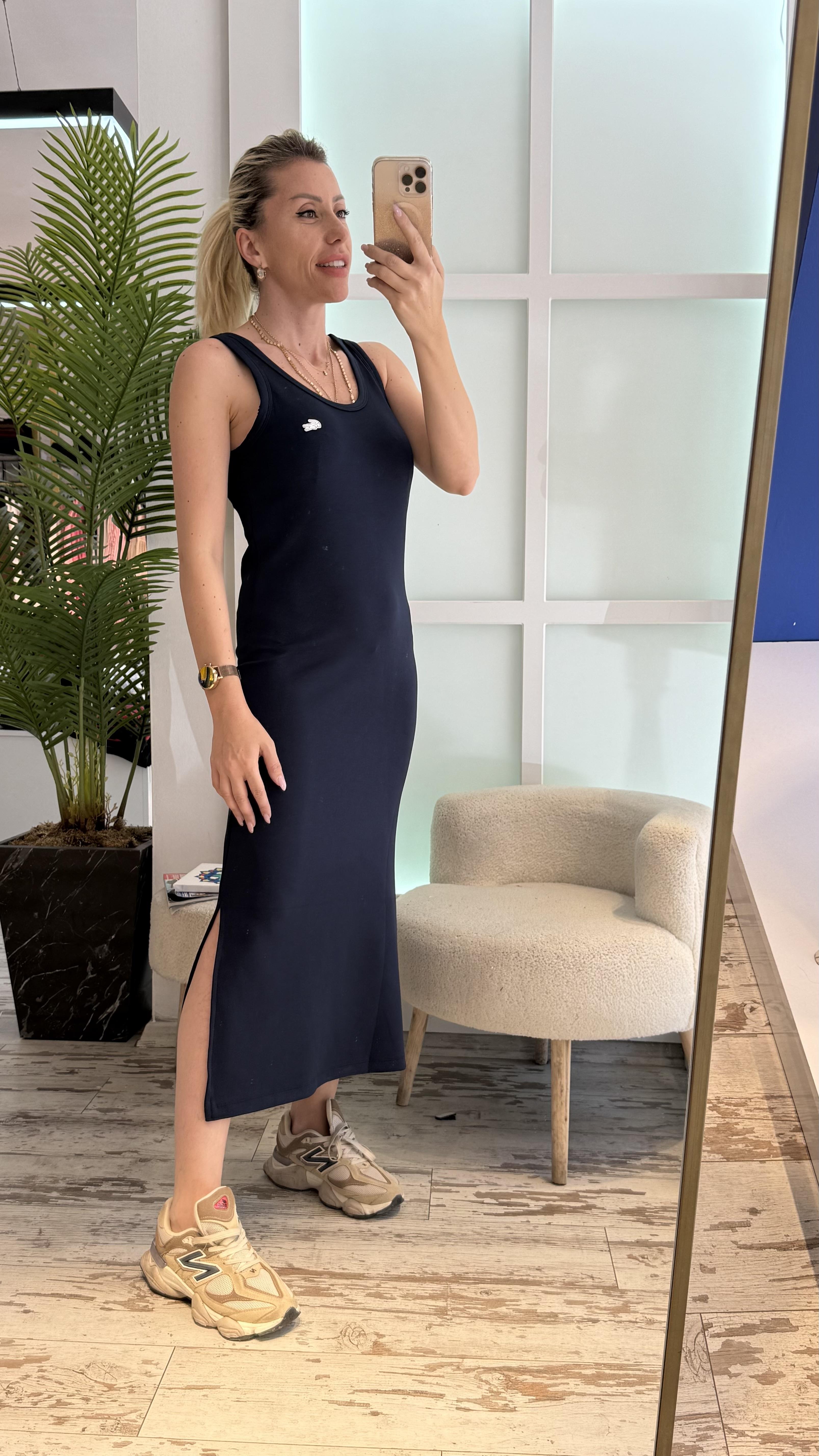 OPHELİA LACİVERT ELBİSE