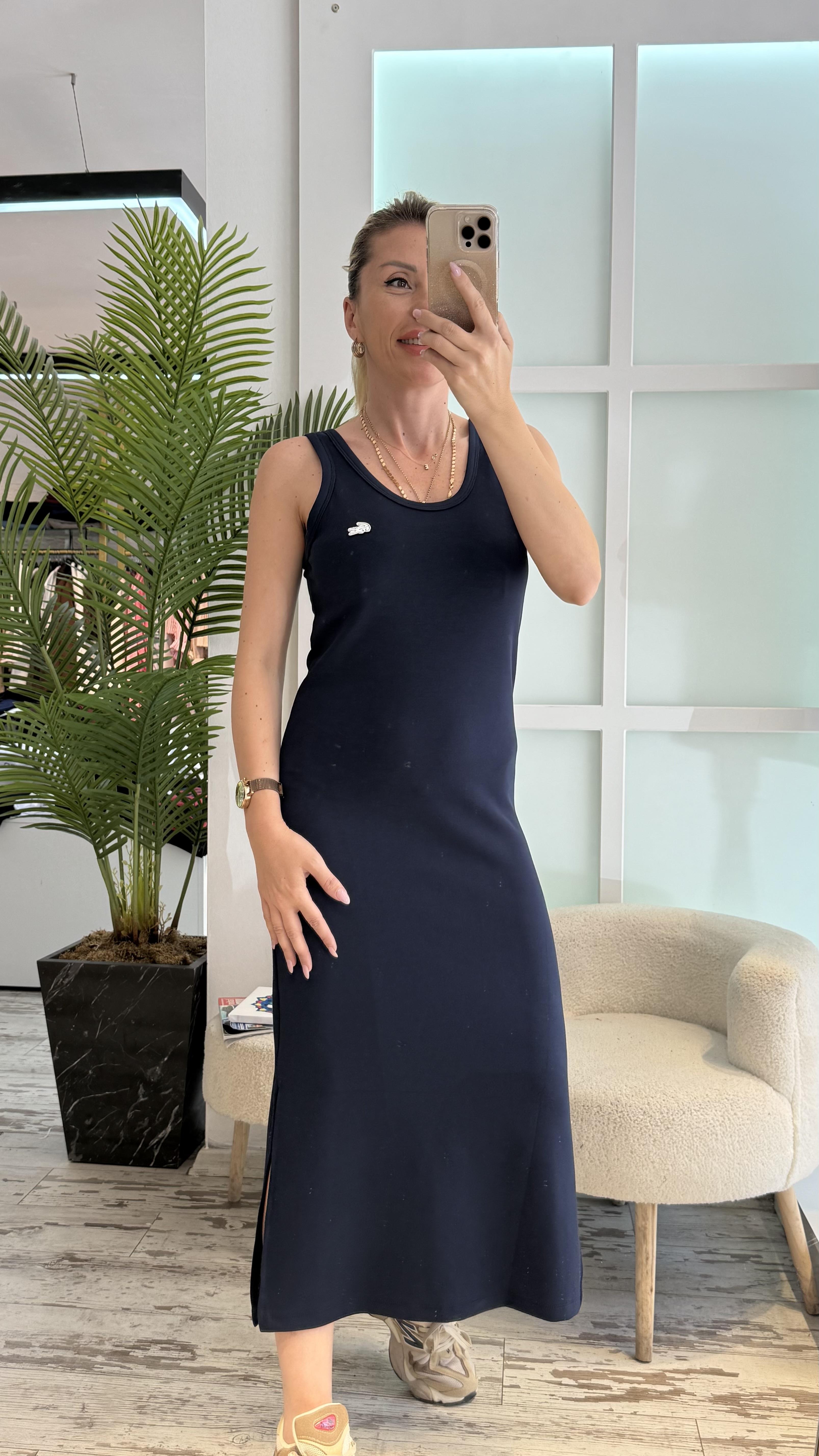 OPHELİA LACİVERT ELBİSE