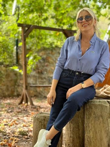 ORJ KOYU MAVİ GÖMLEK