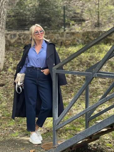 ORJ KOYU MAVİ GÖMLEK