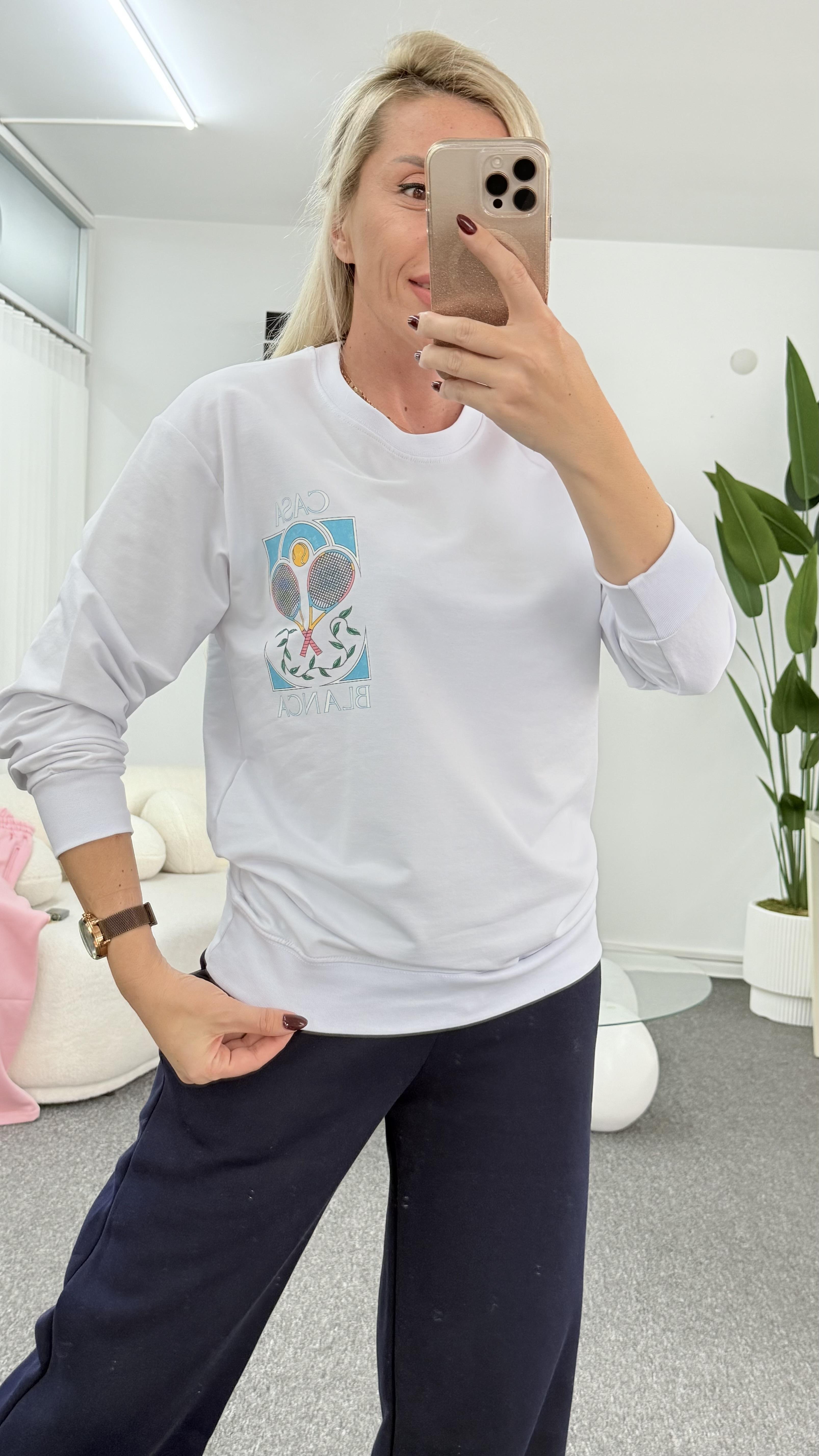 PERİSA BEYAZ SWEATSHIRT