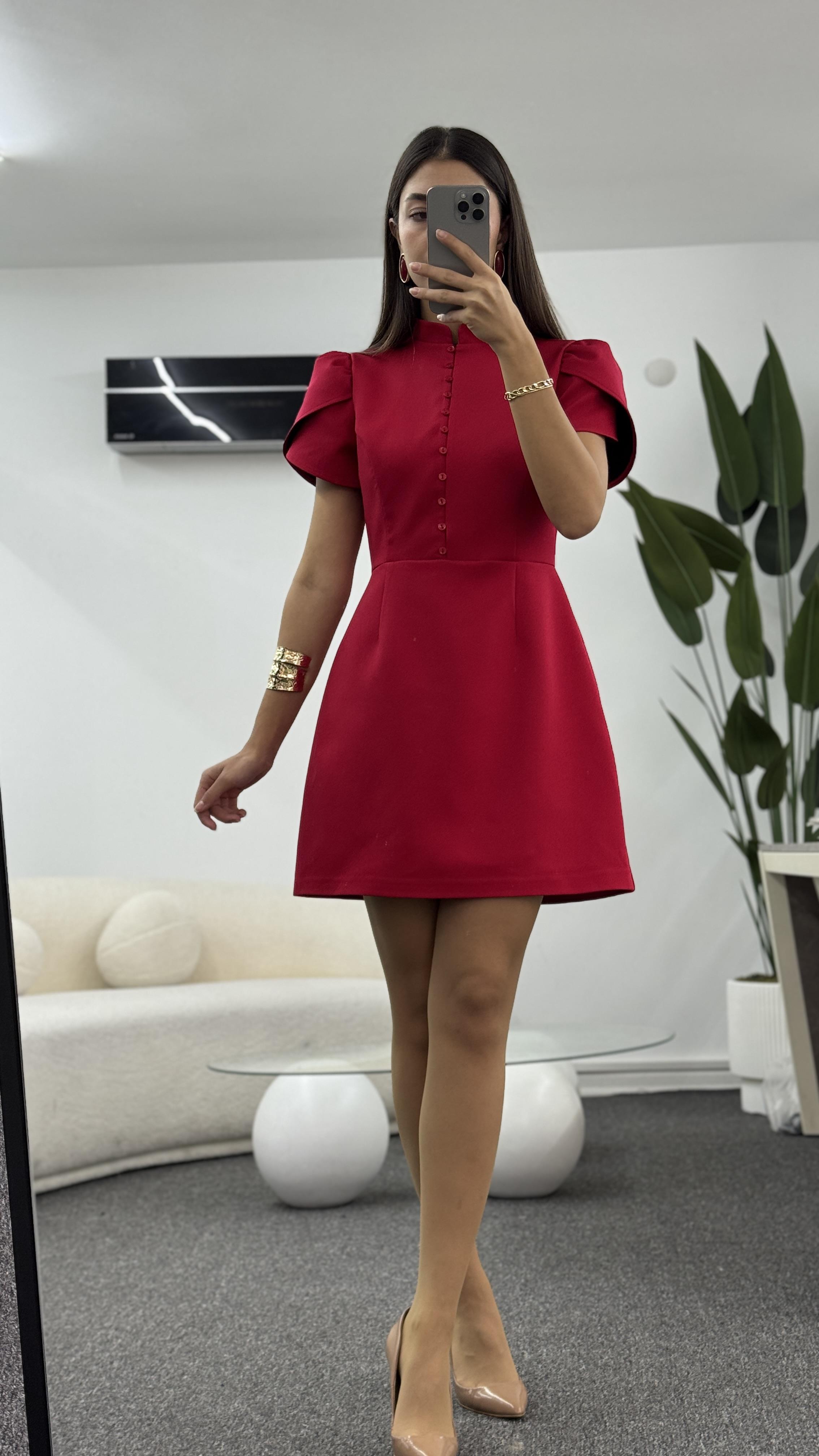 PERLA KIRMIZI ELBİSE 