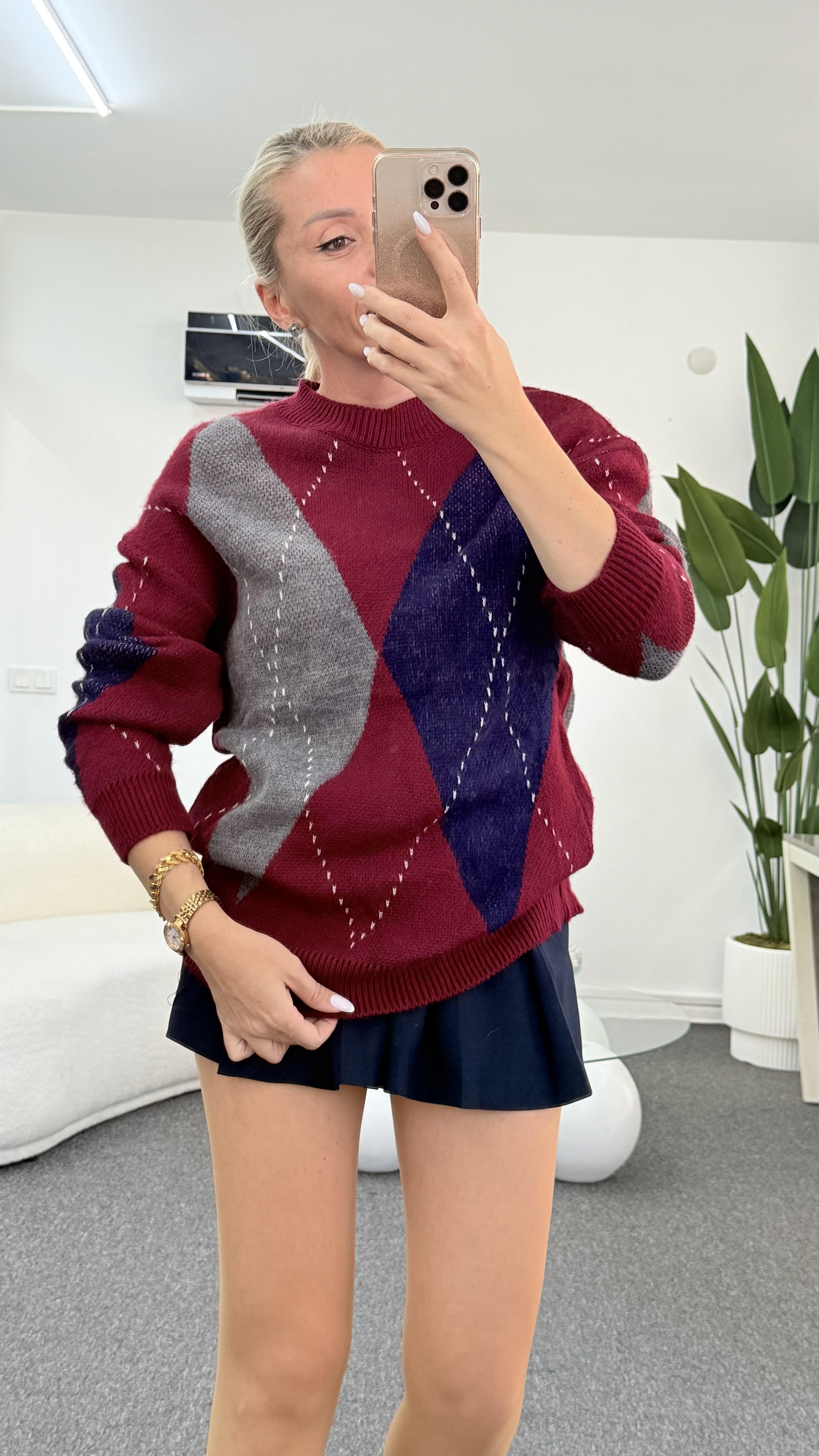 PEROLAS BORDO TRİKO KAZAK