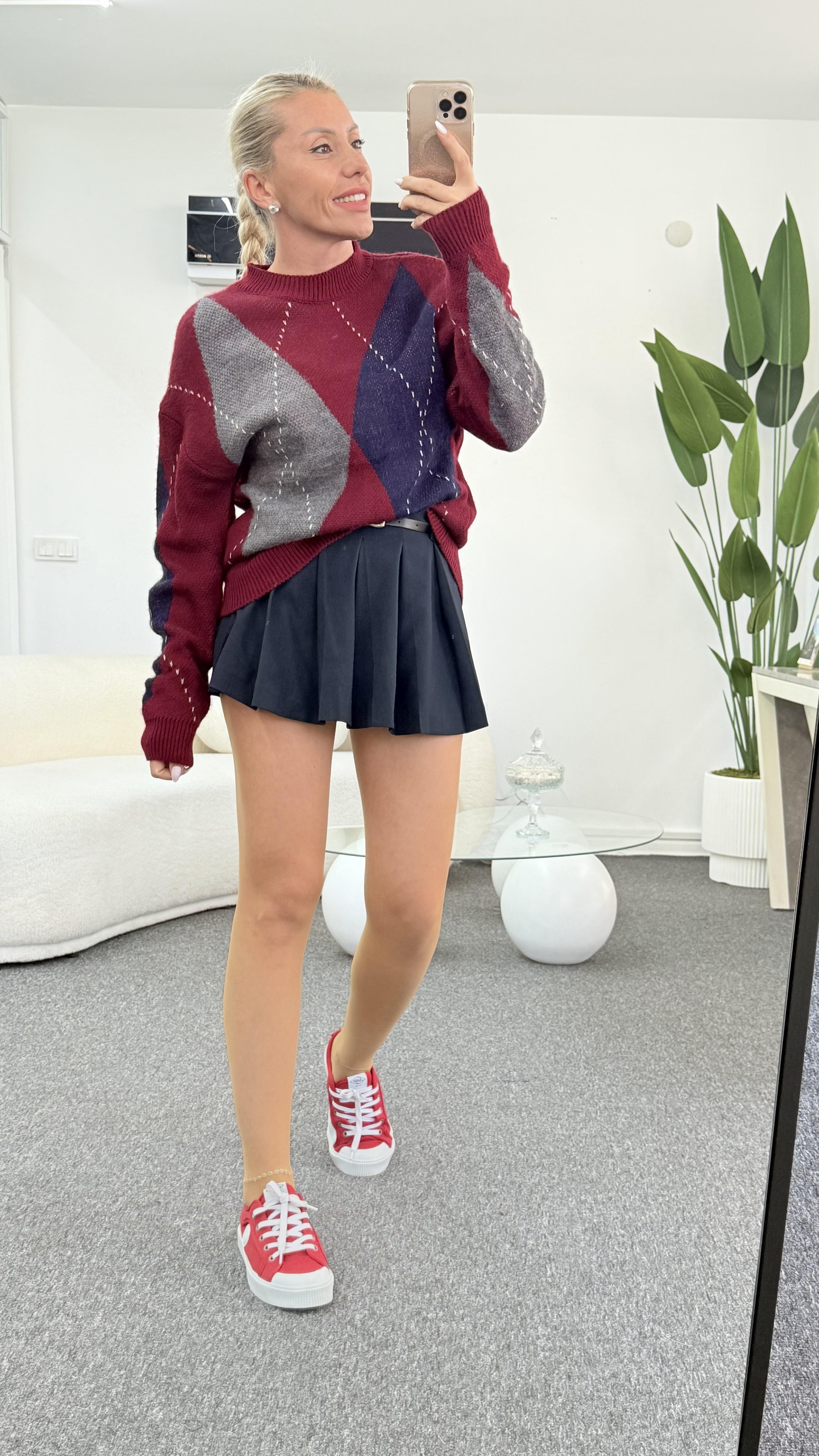 PEROLAS BORDO TRİKO KAZAK