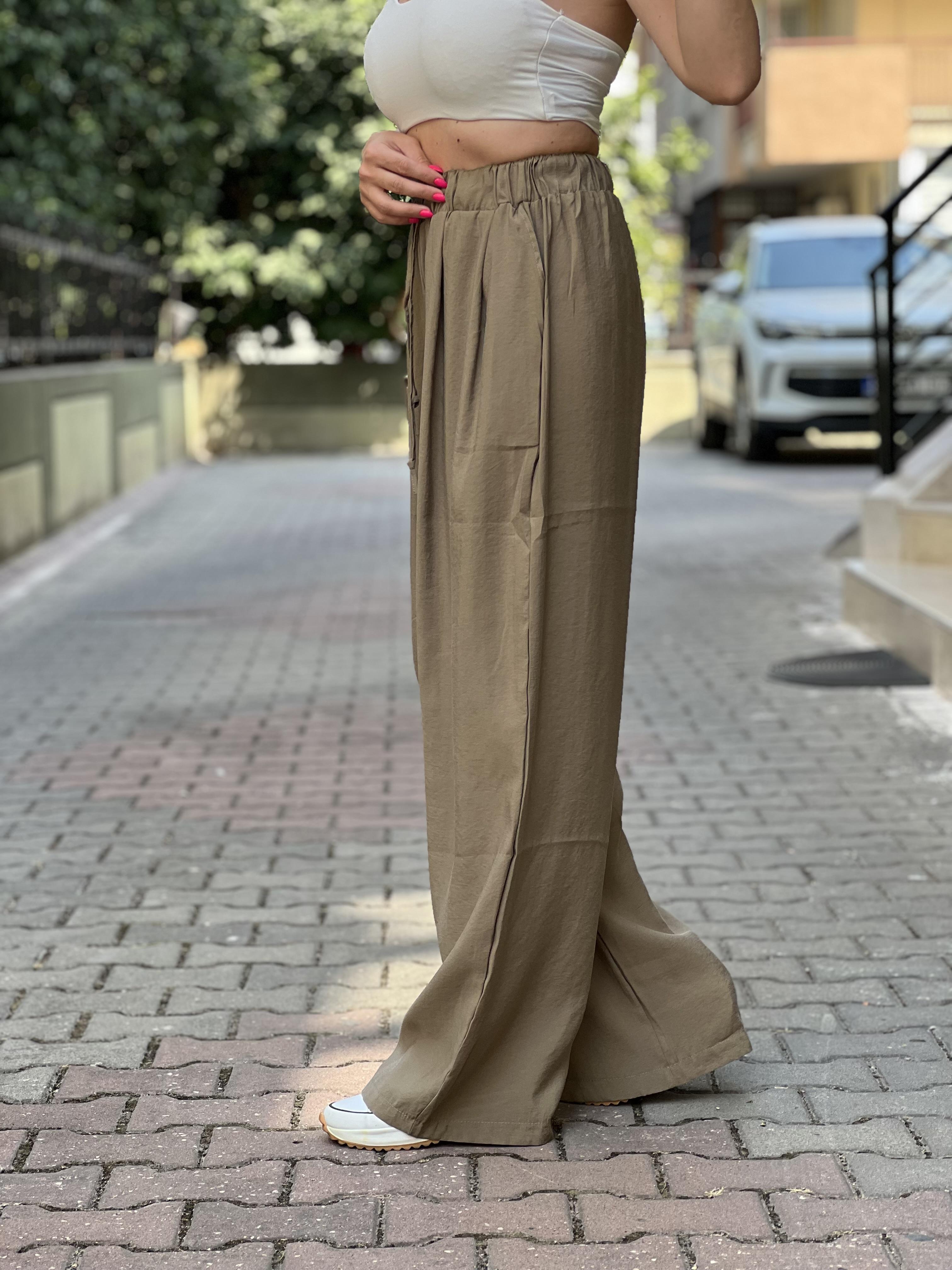 POO YEŞİL BOL PANTOLON 