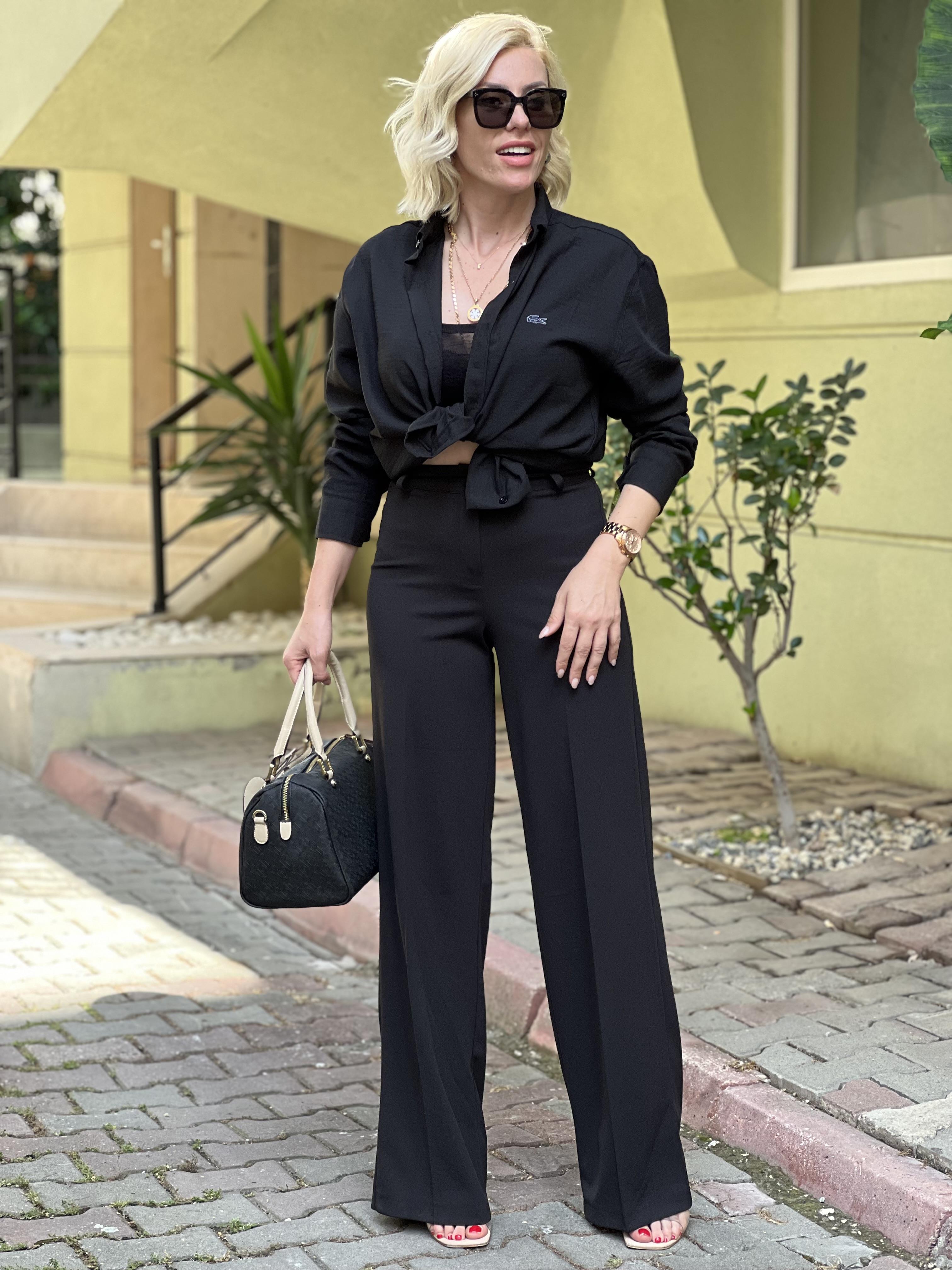 SİYAH ORJ MARKA GÖMLEK