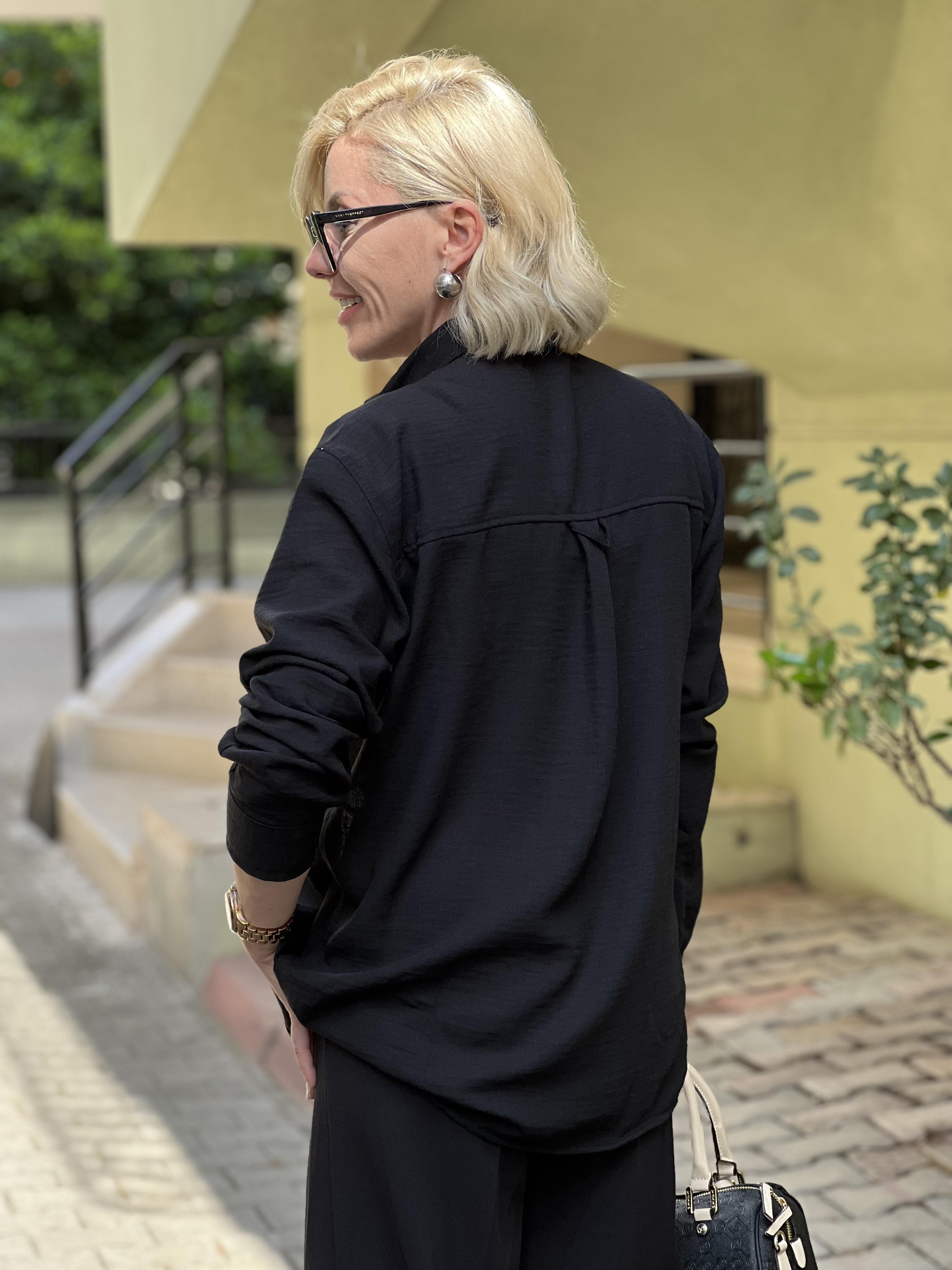 SİYAH ORJ MARKA GÖMLEK