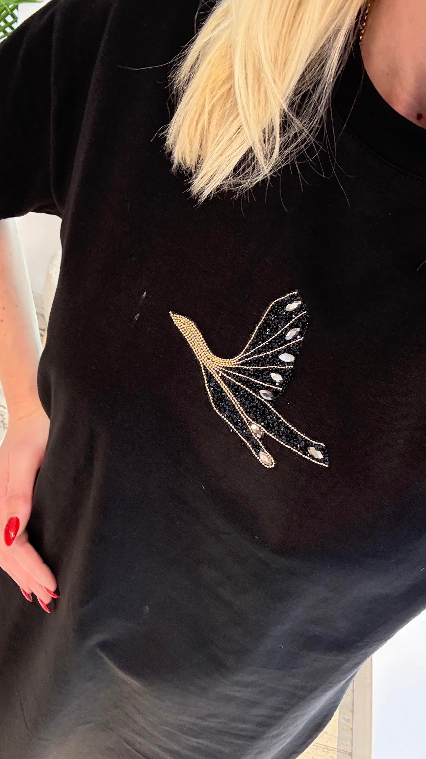 SİYAH TASARIM ELBİSE