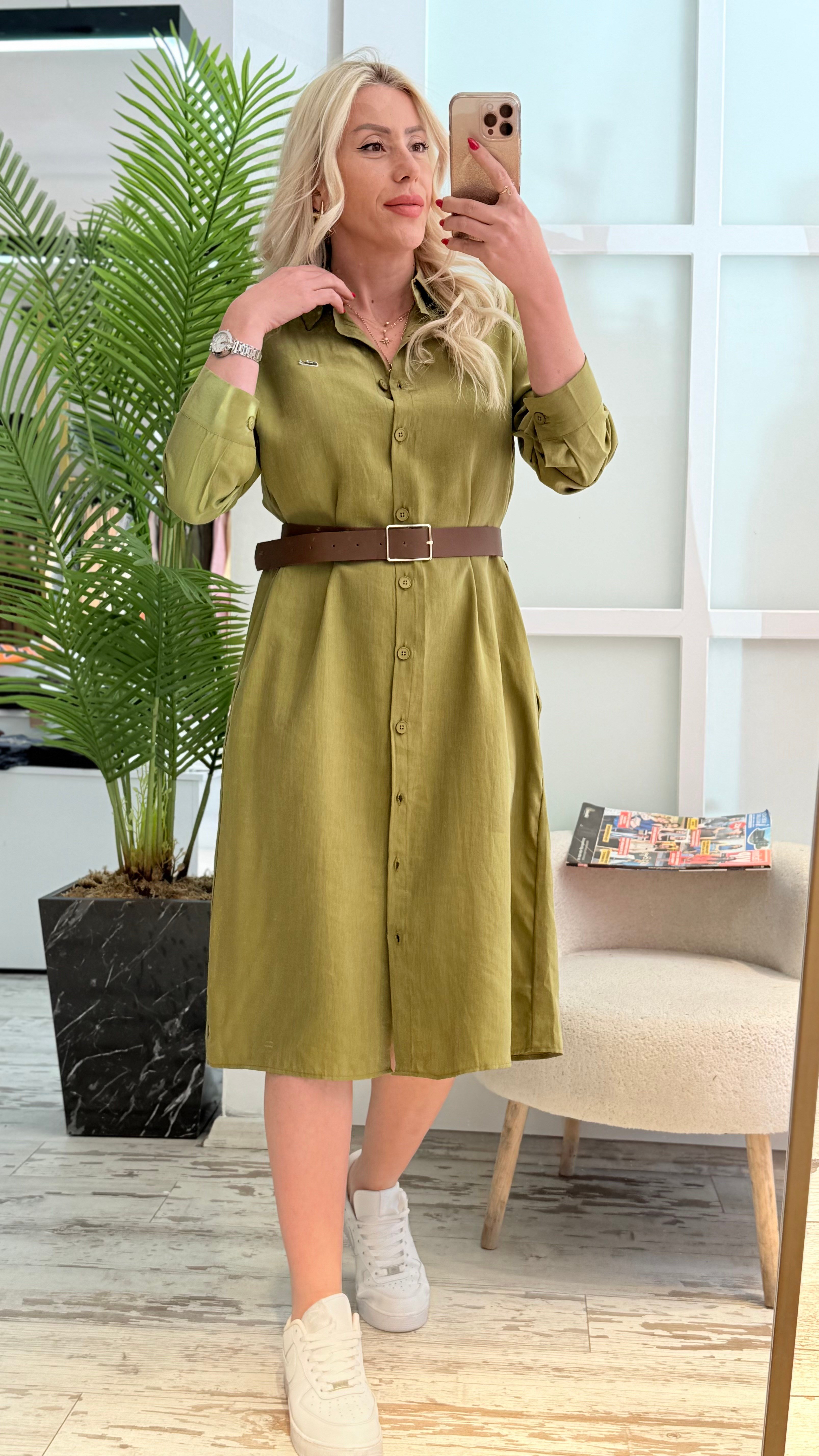 STEFF YEŞİL  ELBİSE