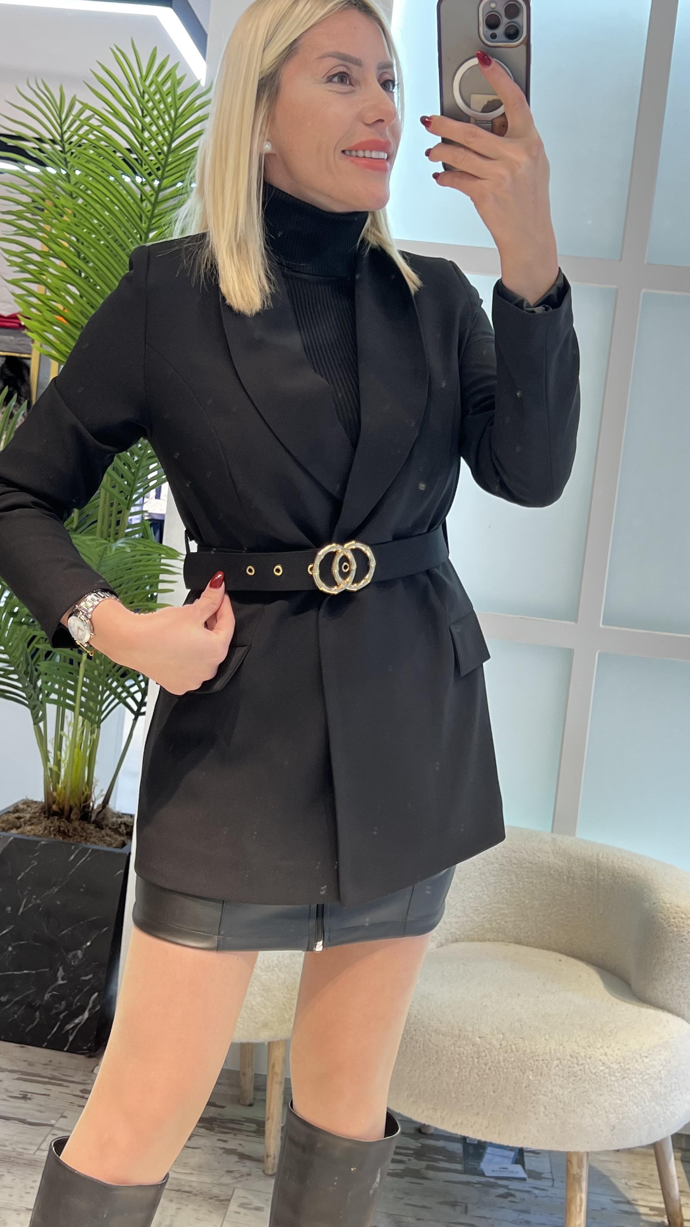 SUNTY SİYAH BLAZER CEKET