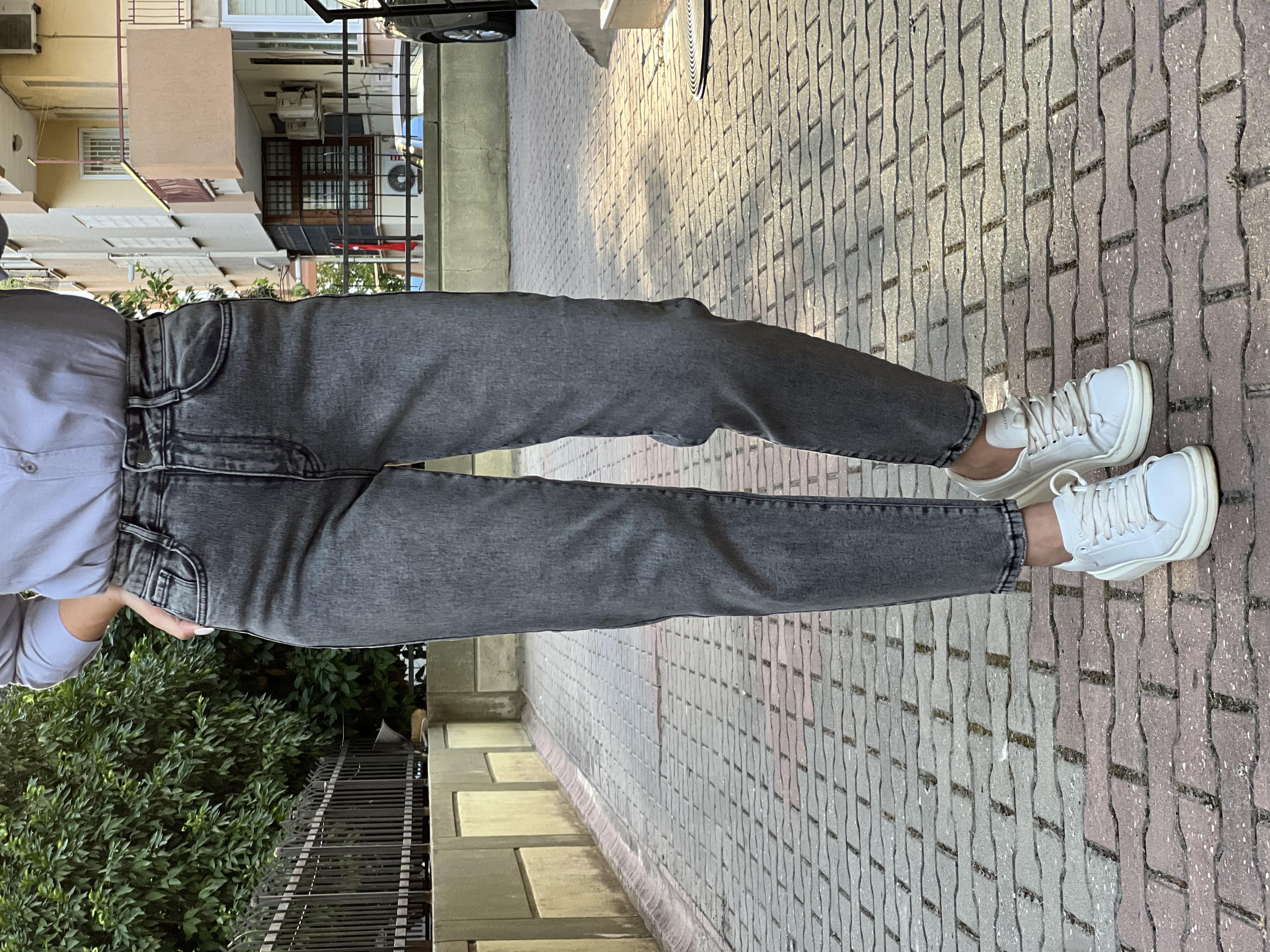 TERY GRİ MOM JEAN