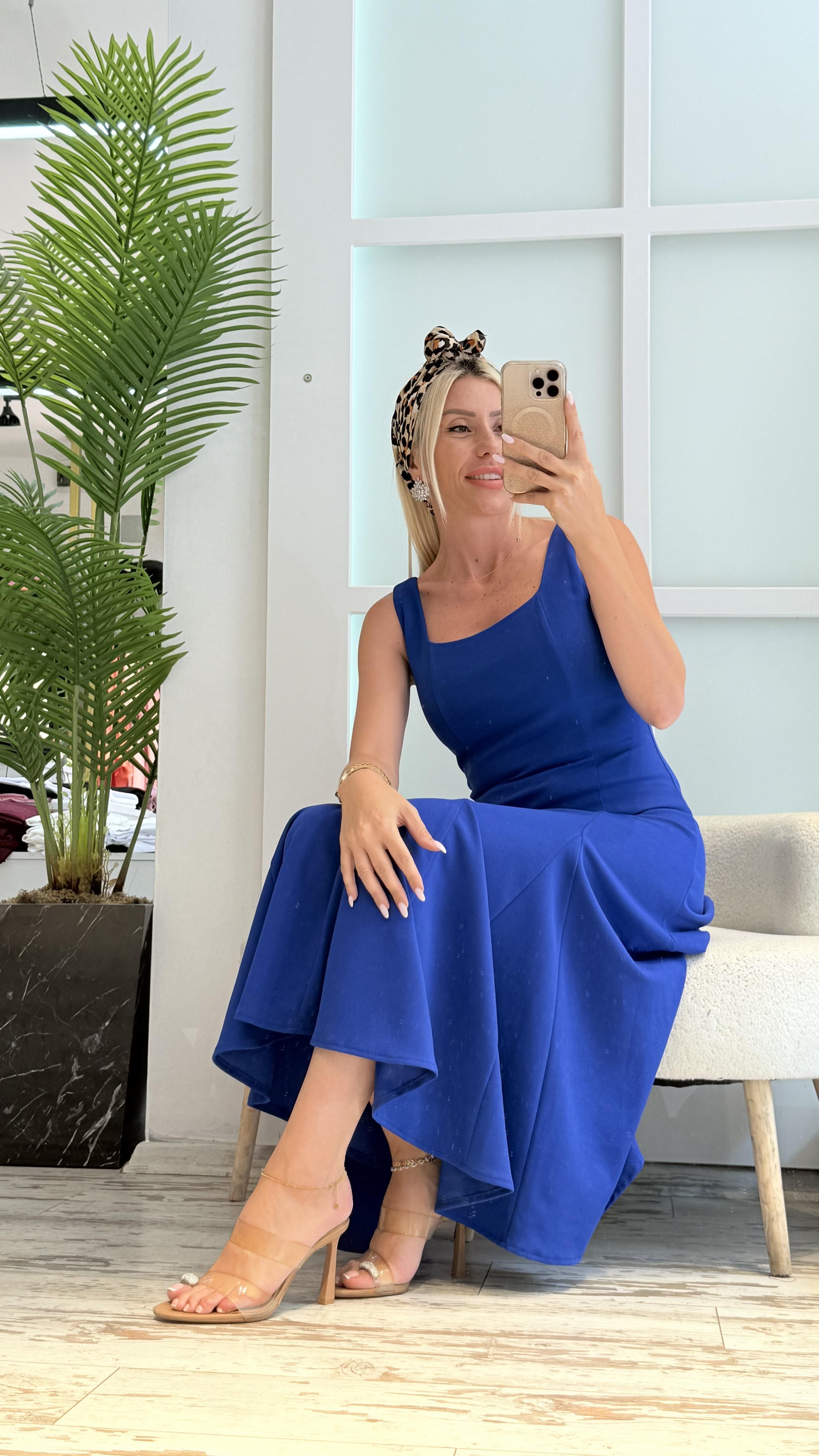 TPUY LACİVERT ELBİSE