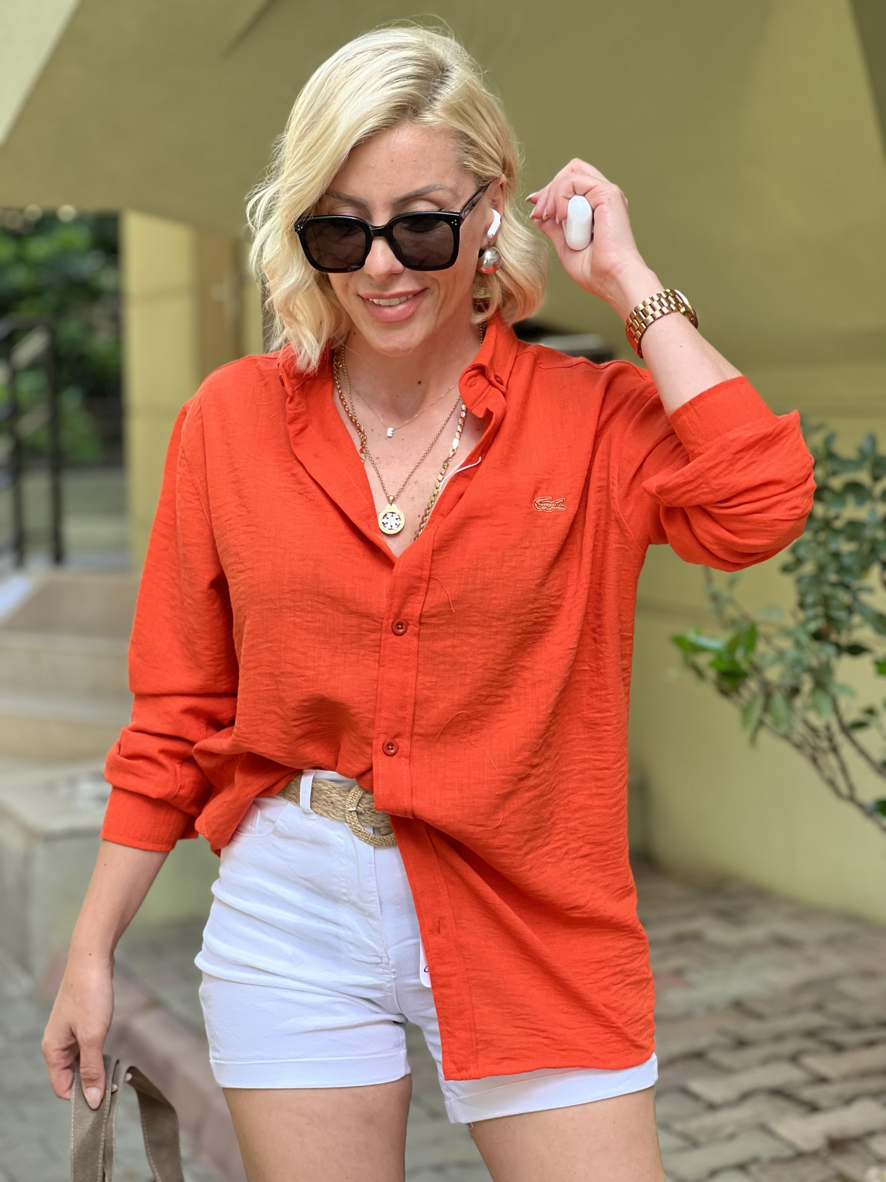 TURUNCU ORJ MARKA GÖMLEK