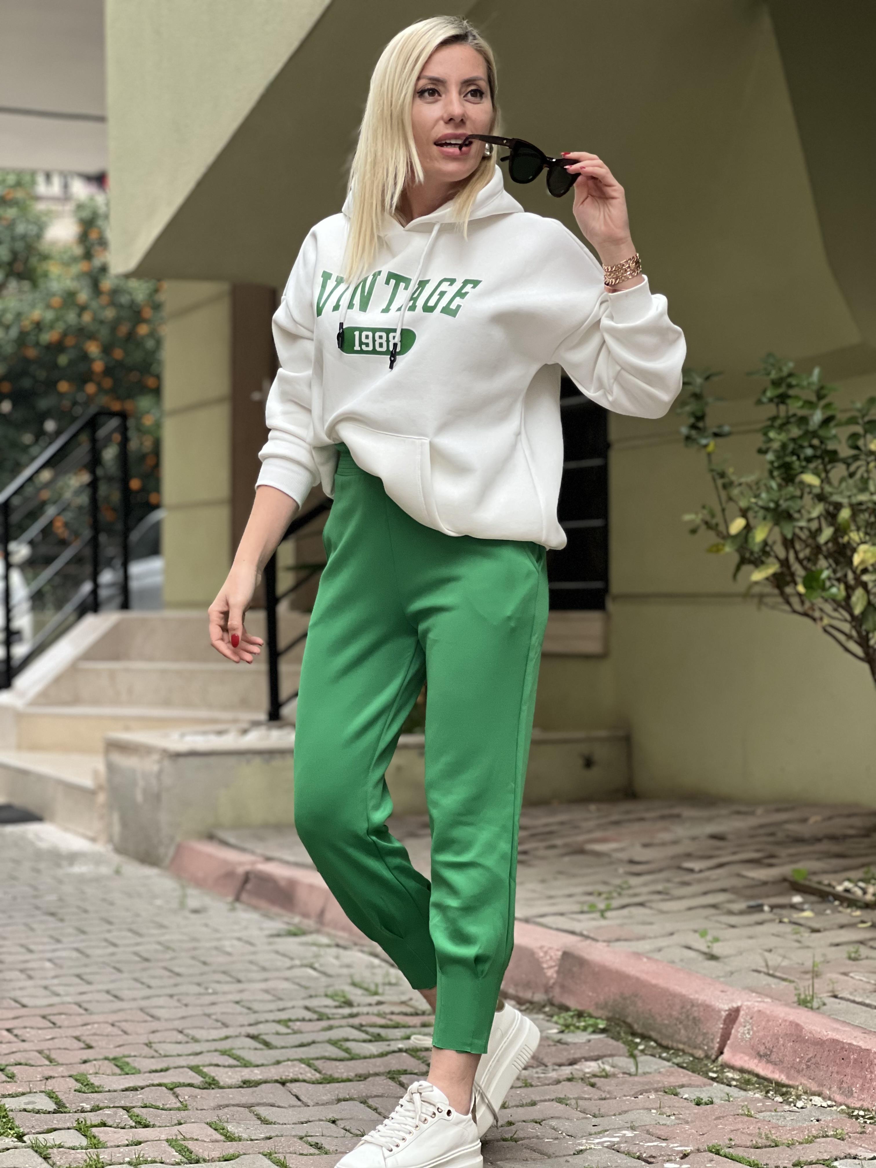 VINTAGE BEYAZ SWEAT 