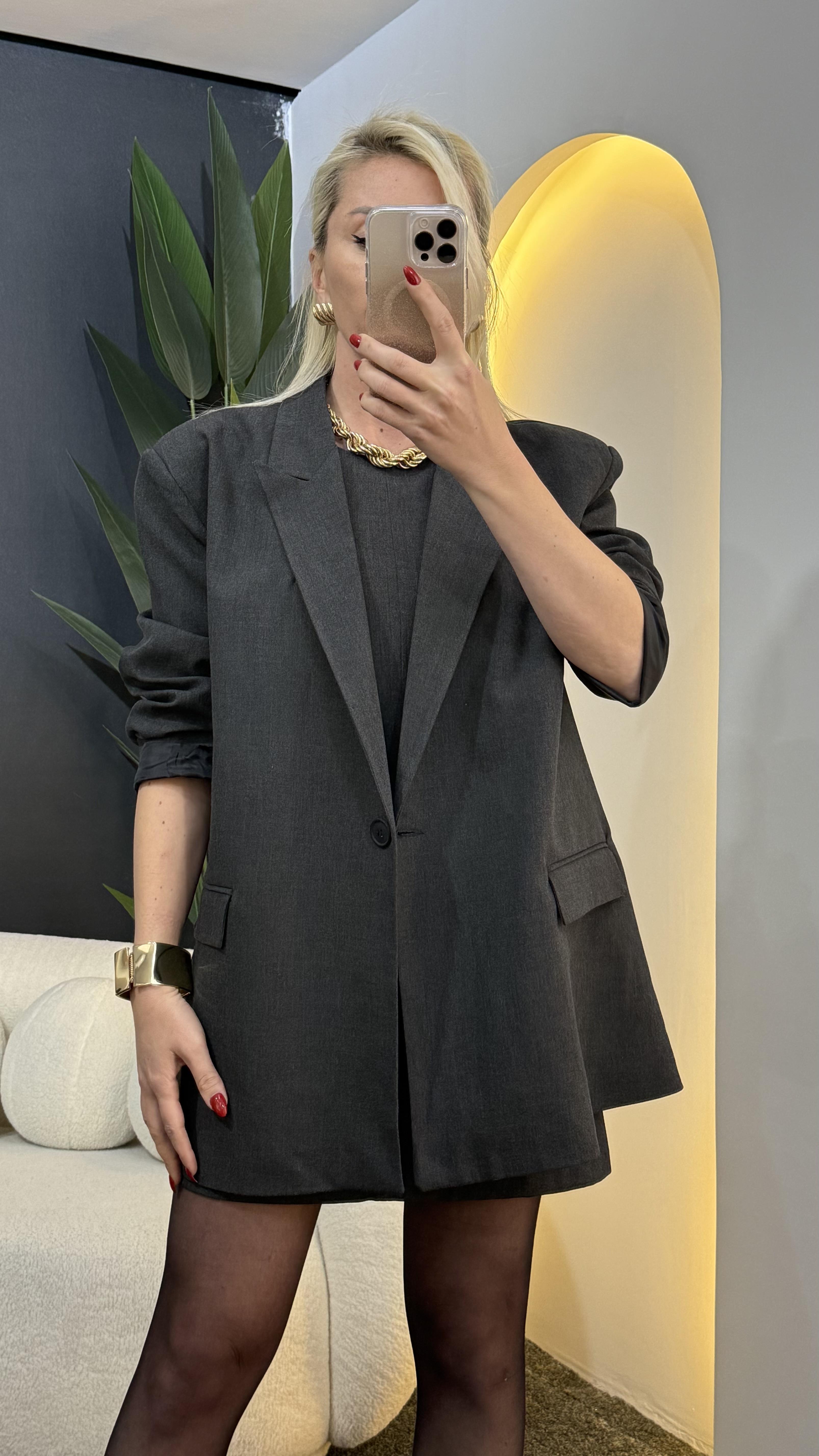 VOLA GRİ BLAZER CEKET