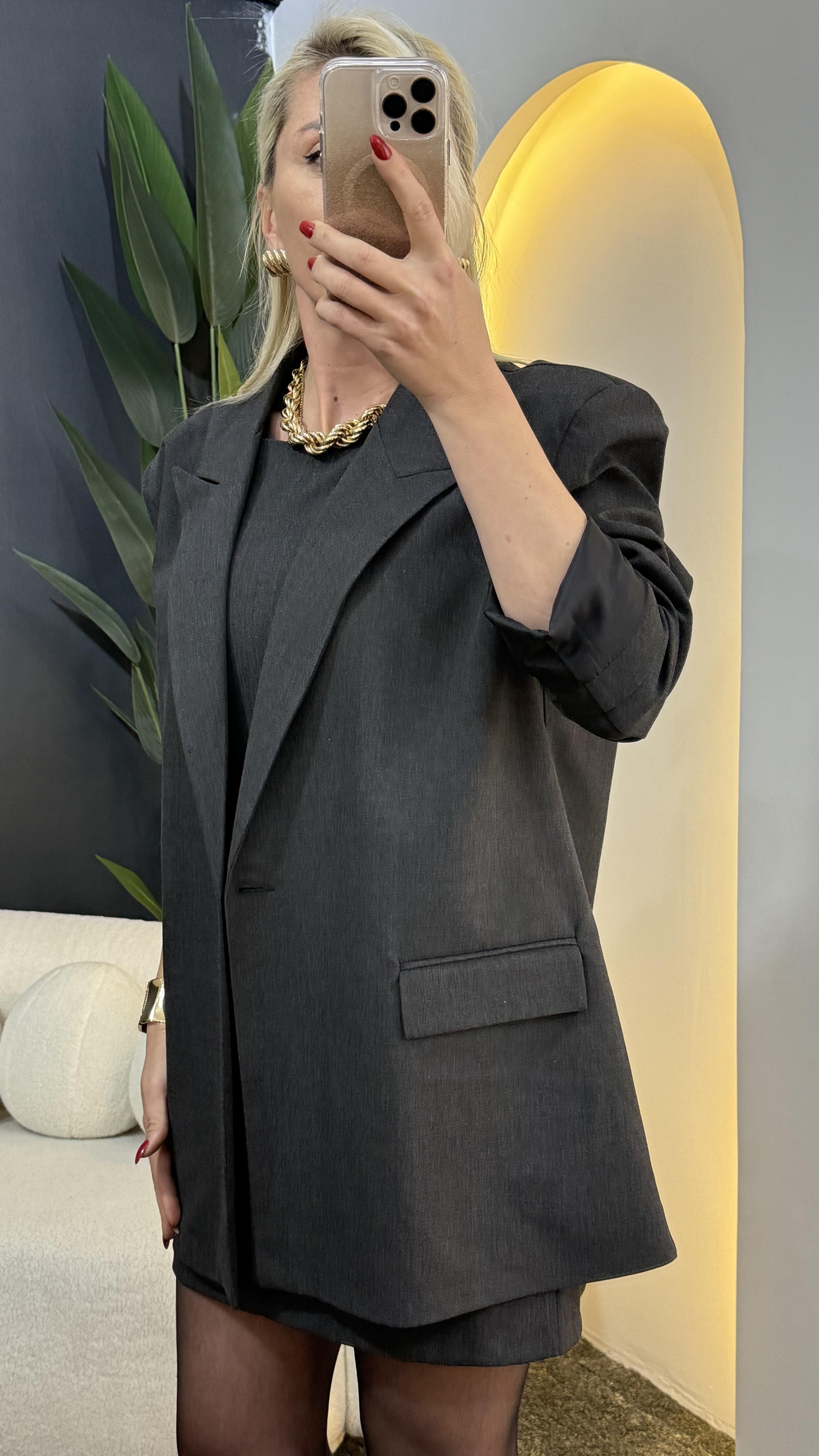 VOLA GRİ BLAZER CEKET