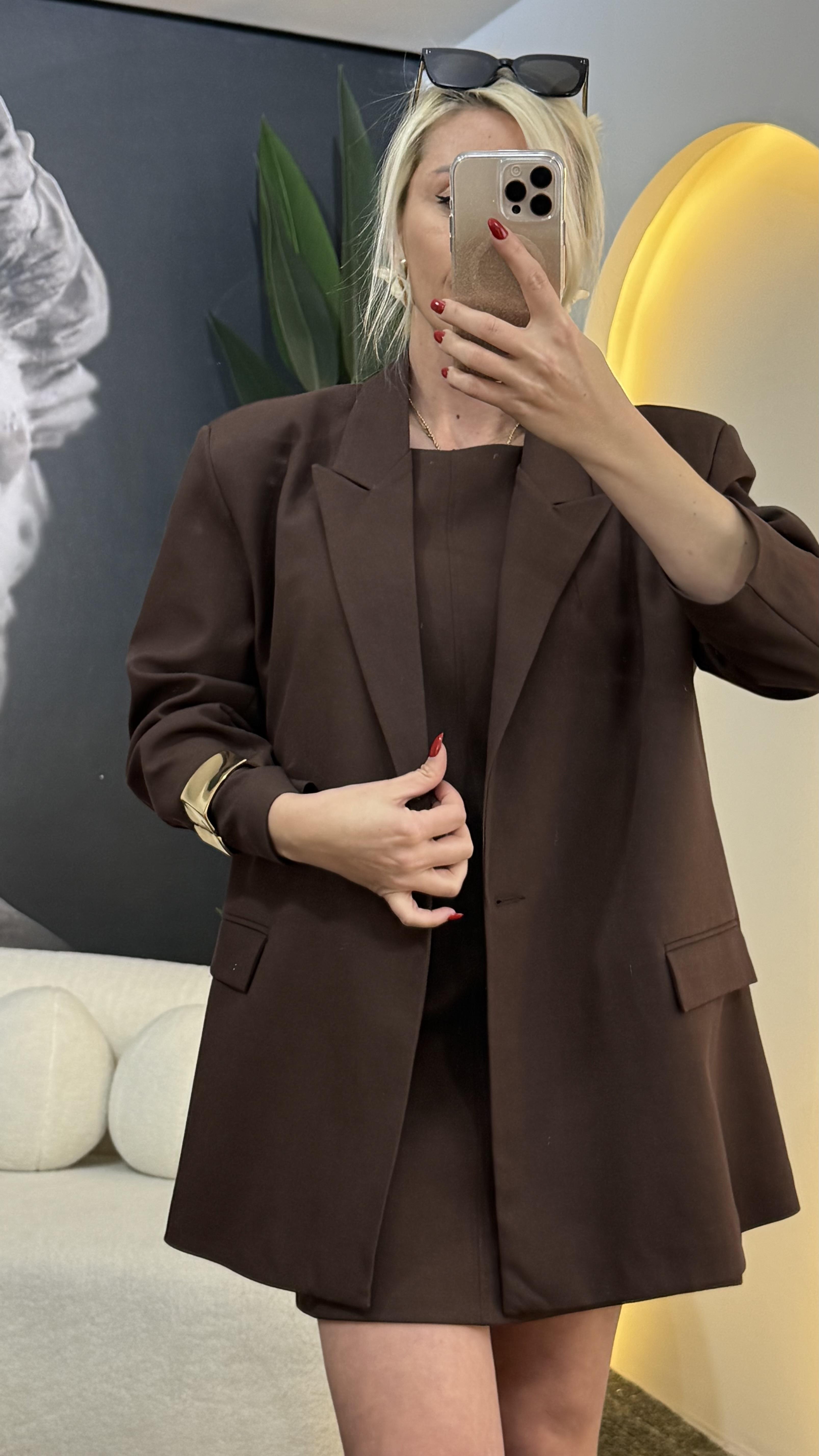 VOLA KAHVERENGİ CEKET