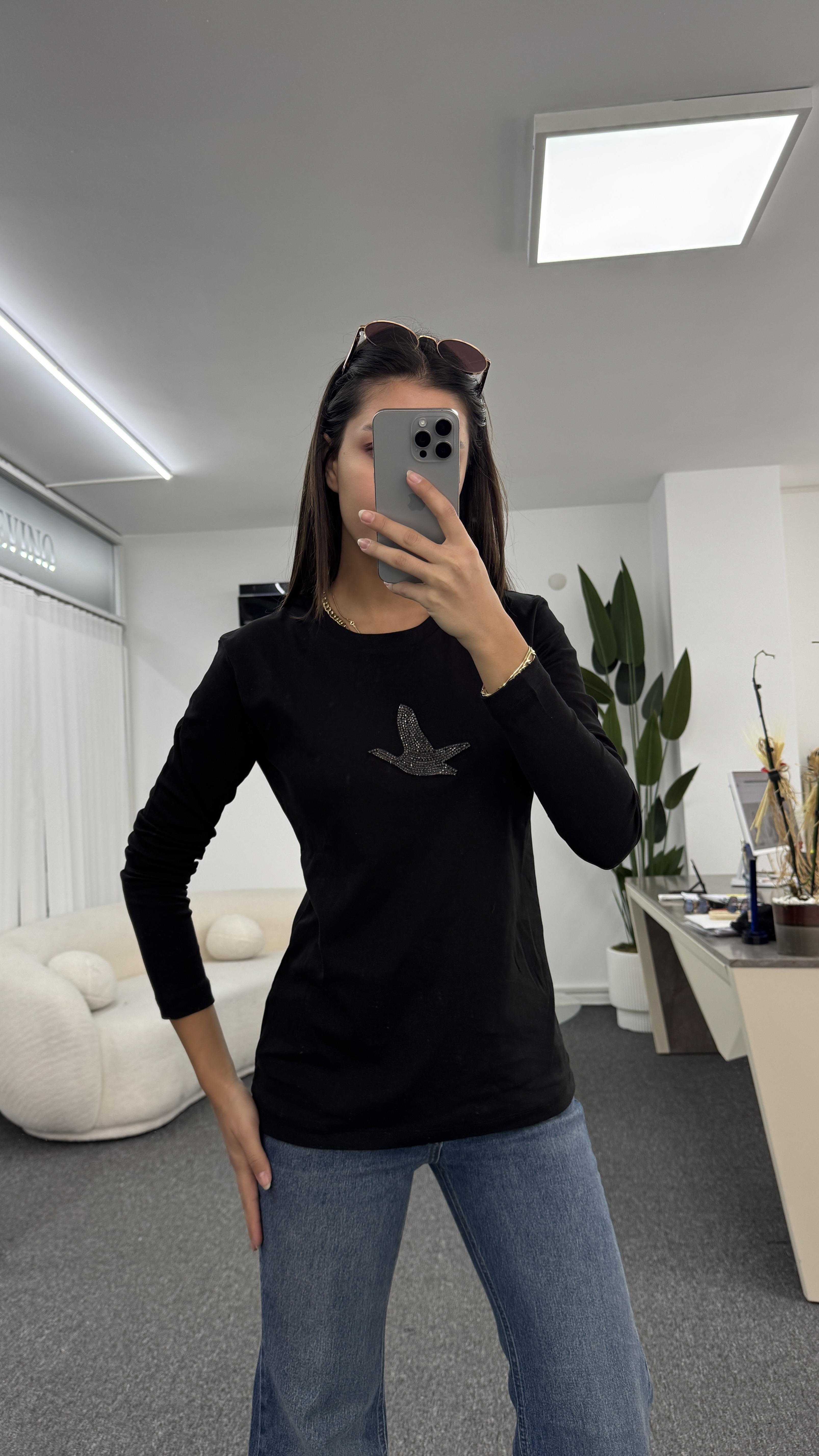 WAYLON SİYAH SWEATSHIRT