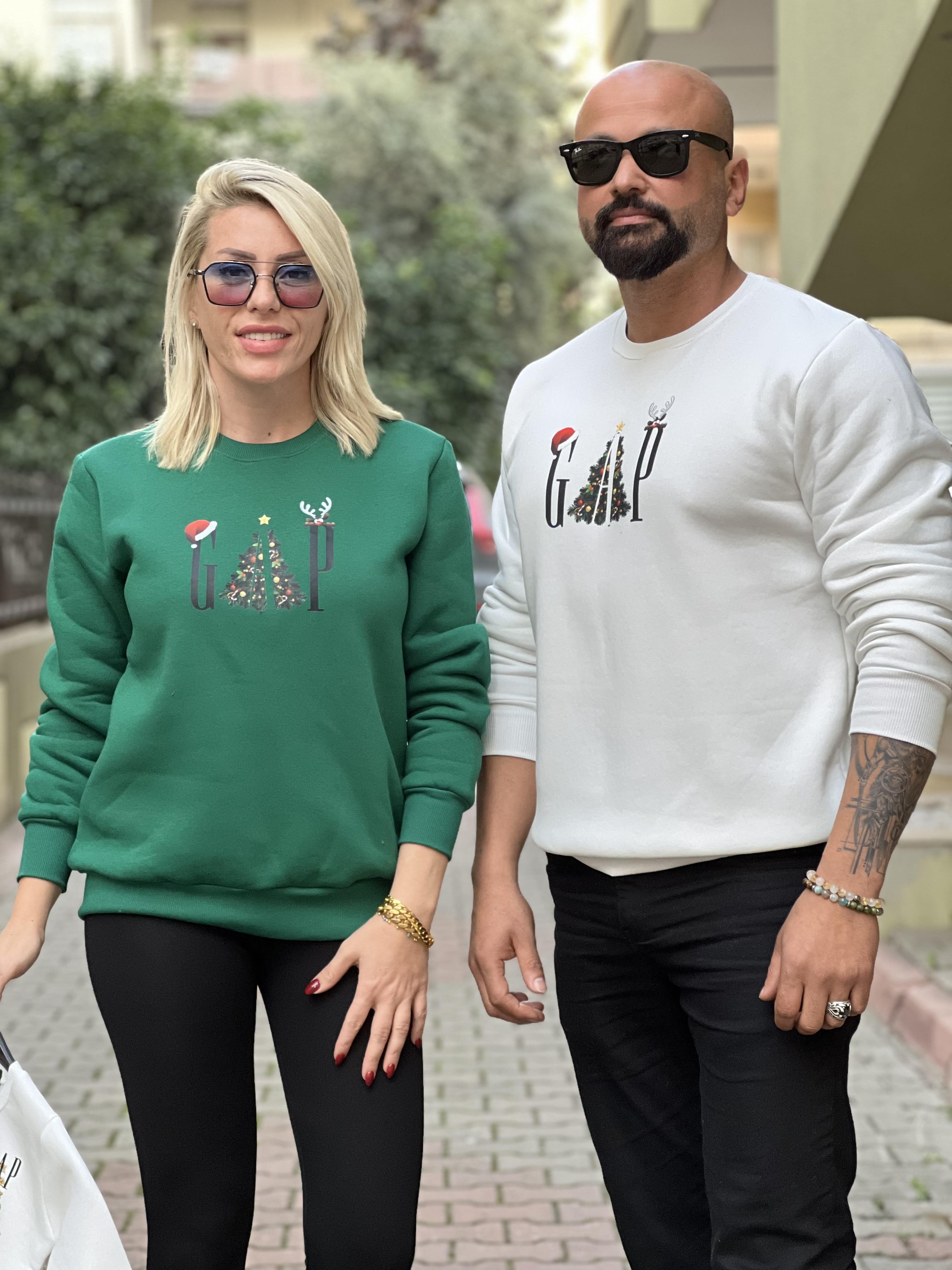 WINE GAP NOEL BEYAZ SWEATSHIRT