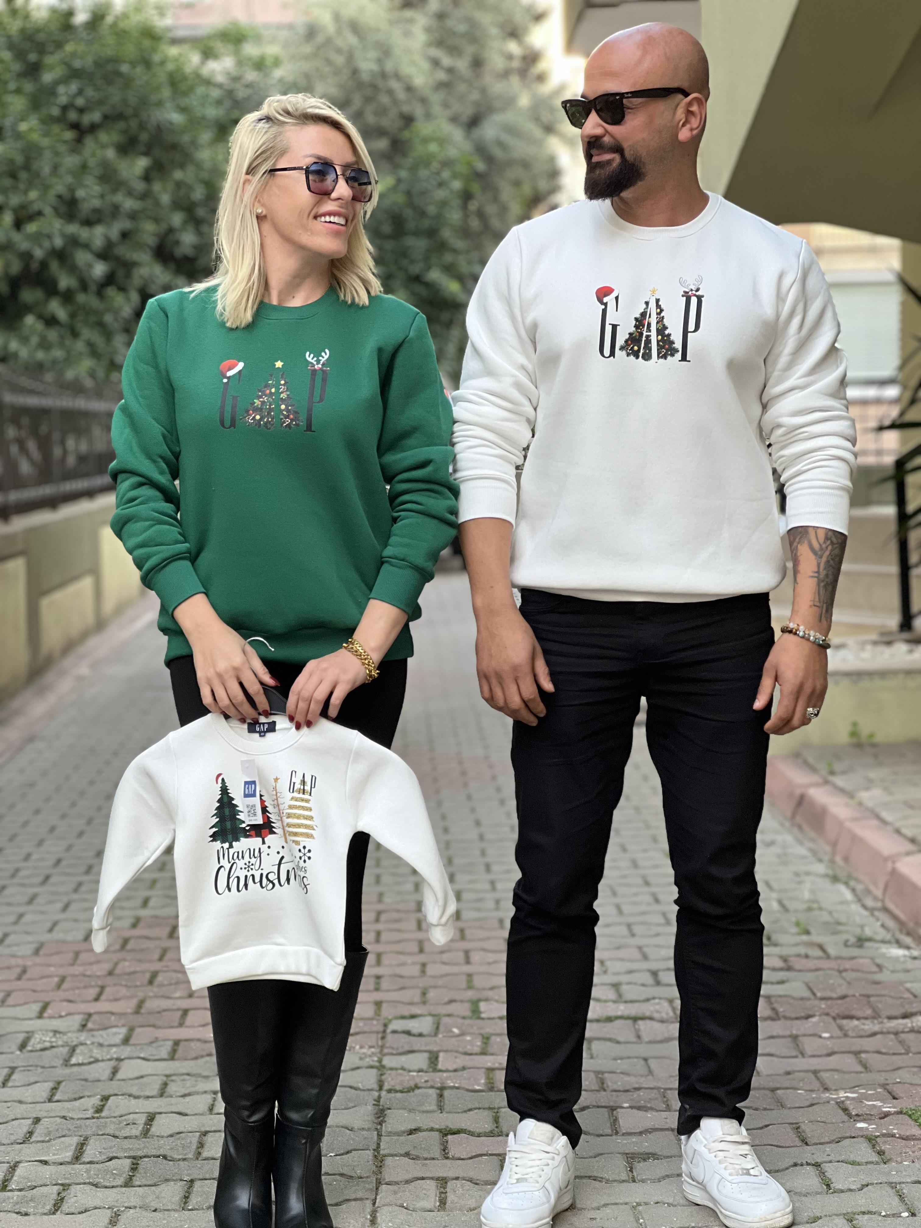 WINE GAP NOEL BEYAZ SWEATSHIRT