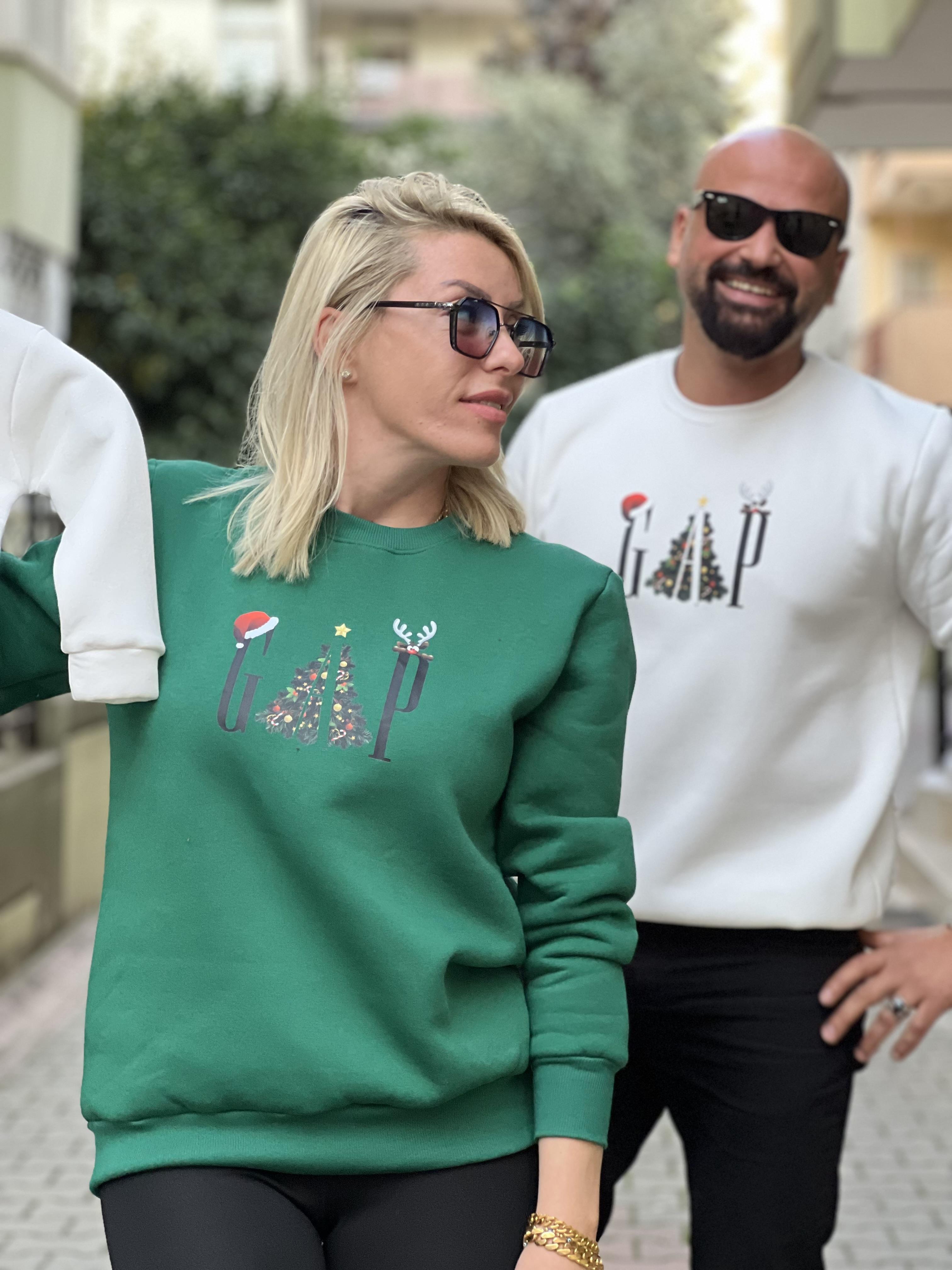 WINE GAP NOEL YEŞİL SWEATSHIRT