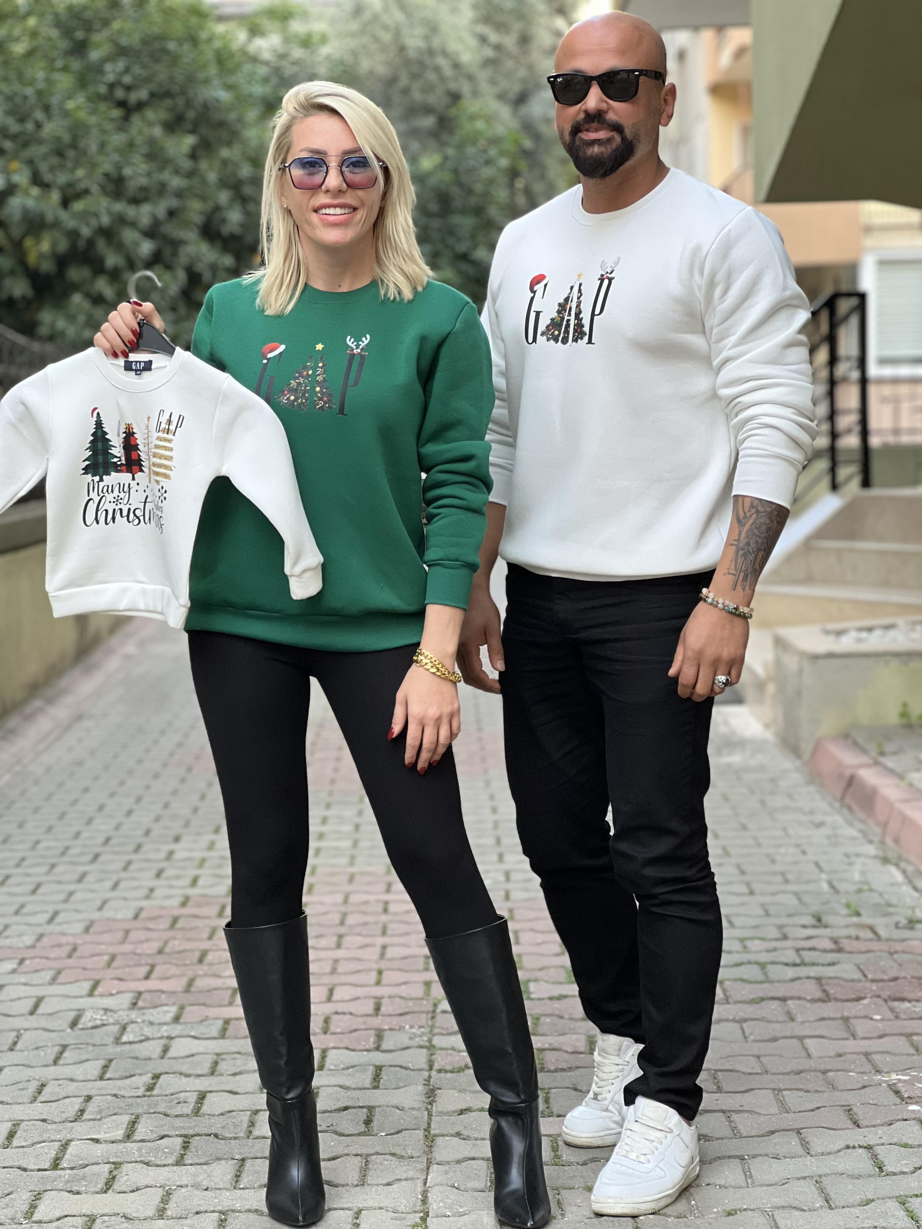 WINE GAP NOEL YEŞİL SWEATSHIRT