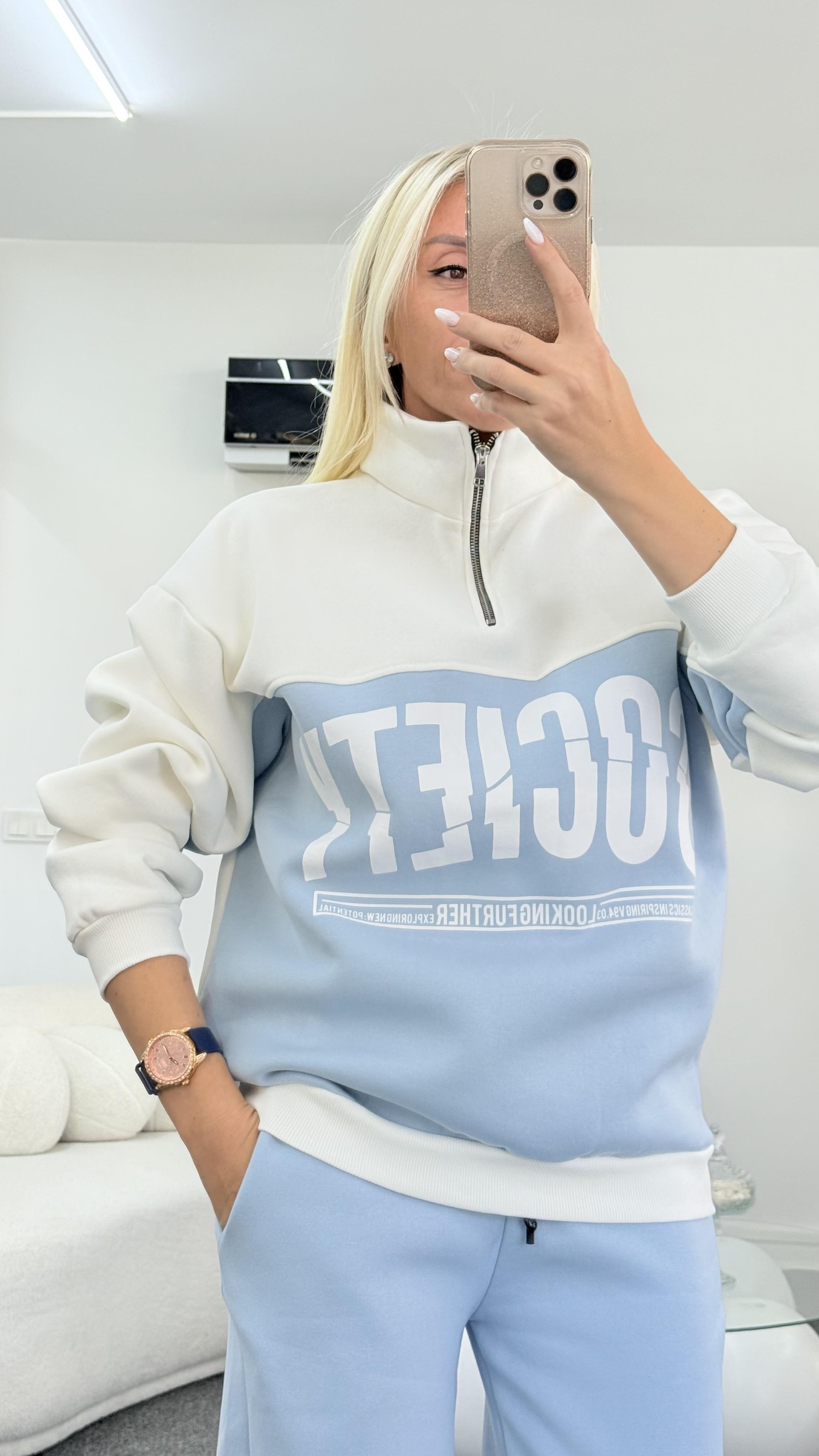 WODY MAVİ SWEATSHIRT