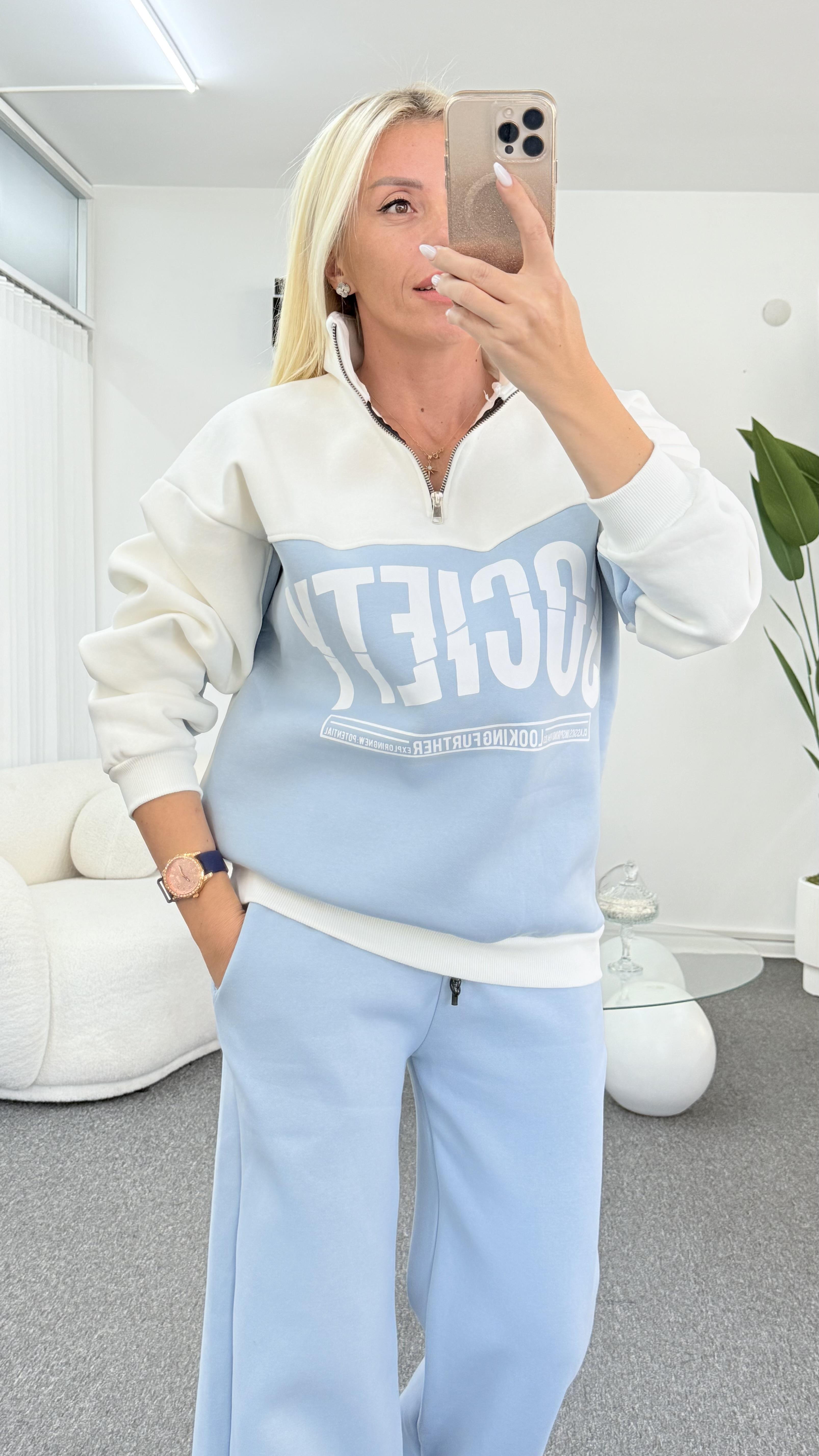 WODY MAVİ SWEATSHIRT