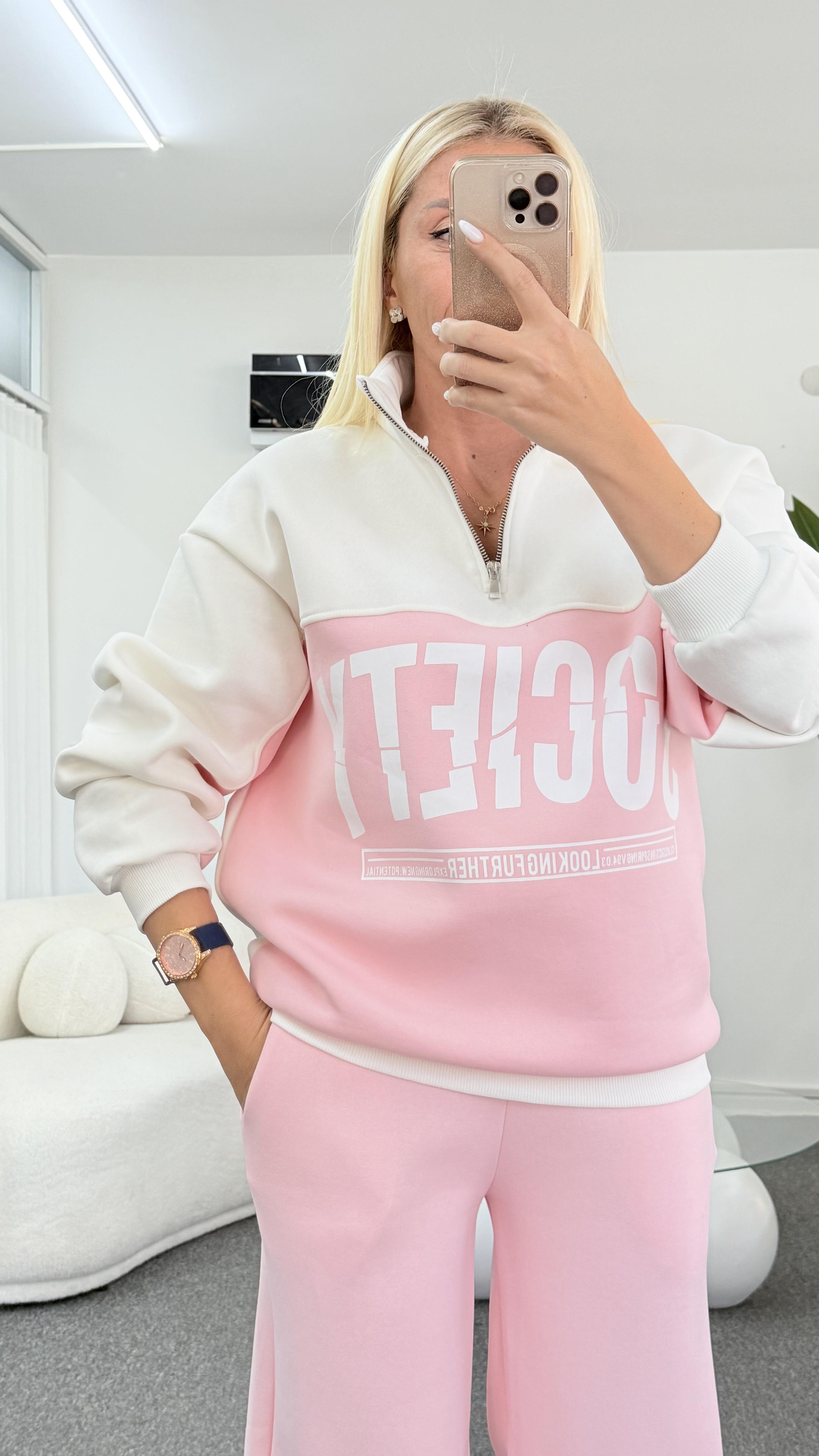 WODY PEMBE SWEATSHIRT