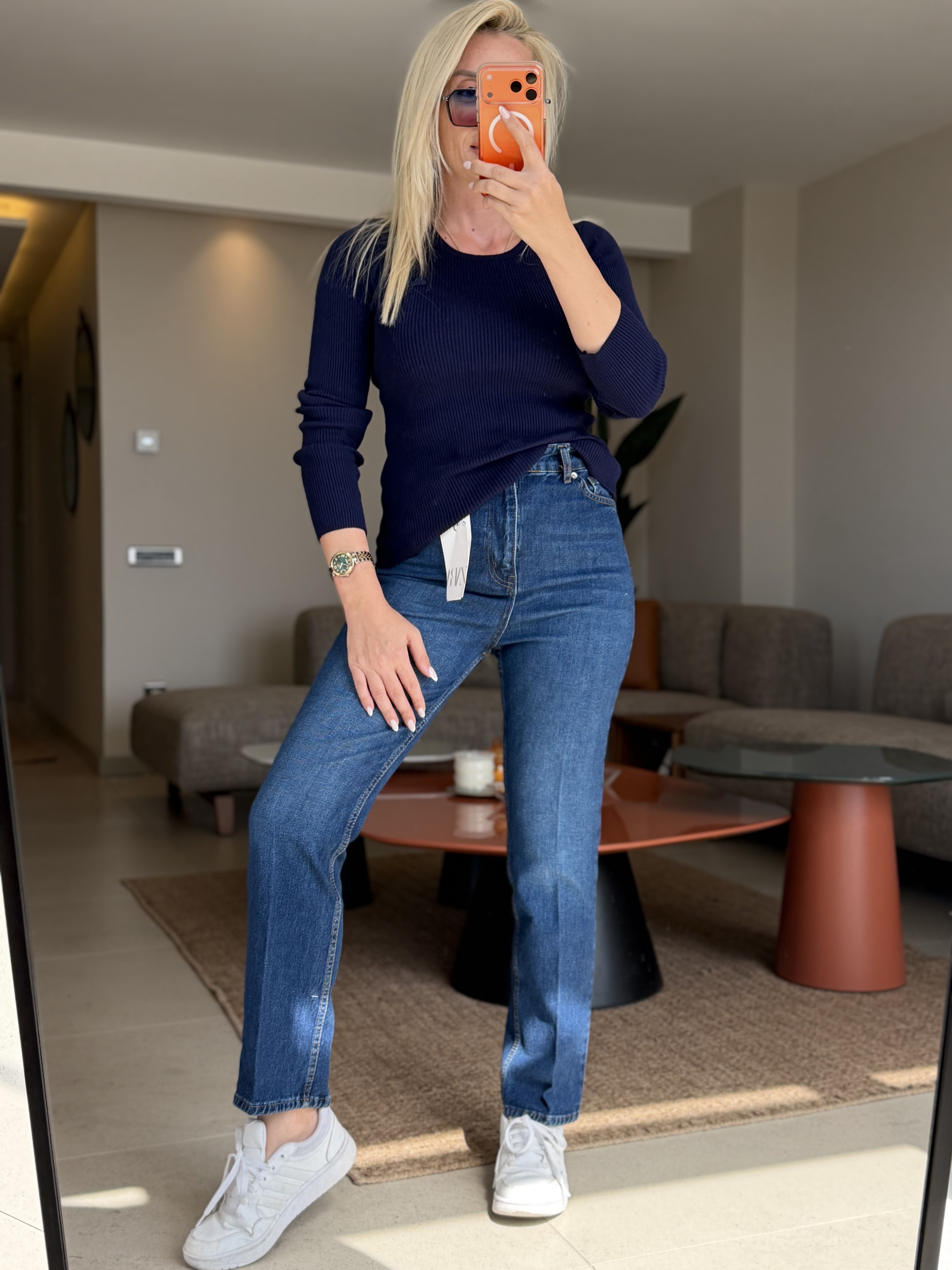 ZENY LACİVERT KAZAK