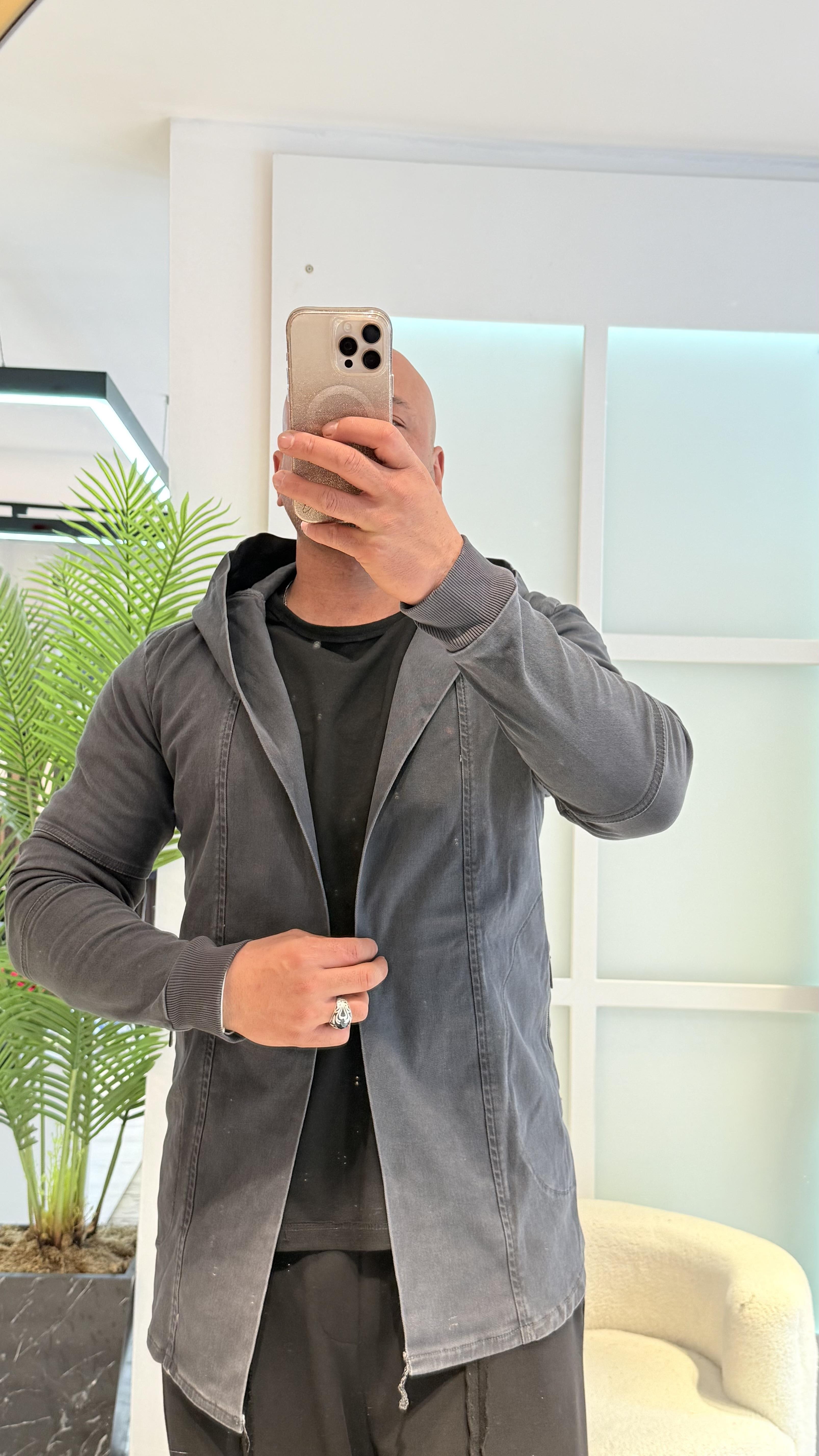 ZOİN ANTRASİT TRENÇ