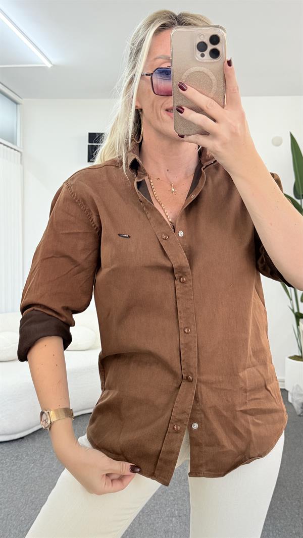  MURRY KAHVERENGİ GÖMLEK 