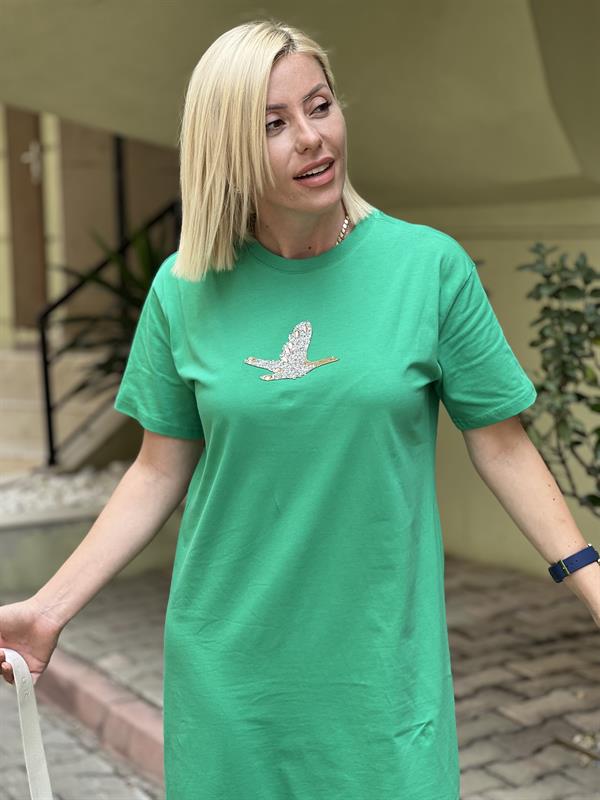 CELESTE  YEŞİL ELBİSE 