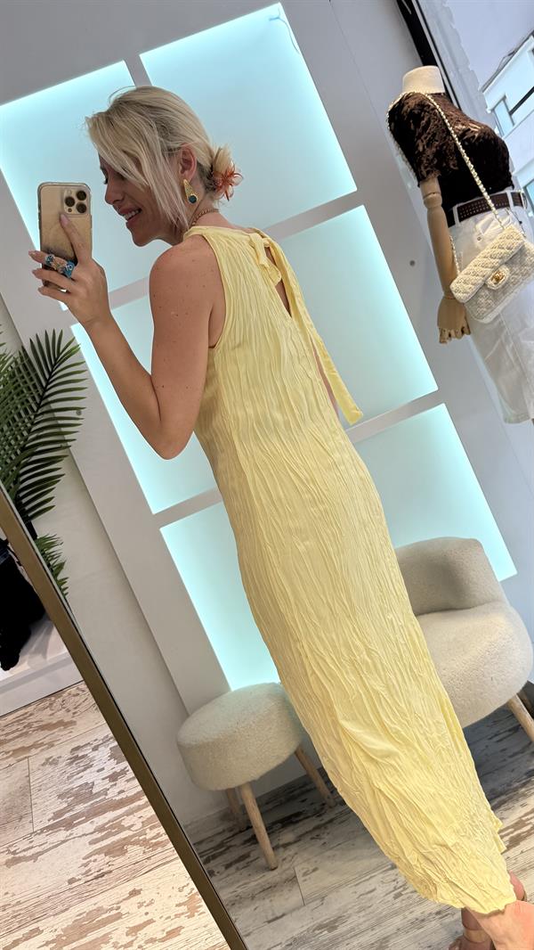 ADELLA  SARI ELBİSE