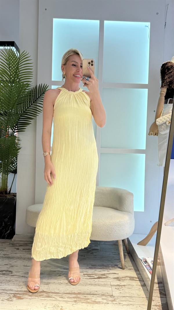 ADELLA  SARI ELBİSE