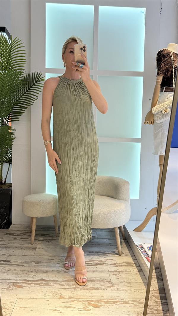 ADELLA YEŞİL ELBİSE