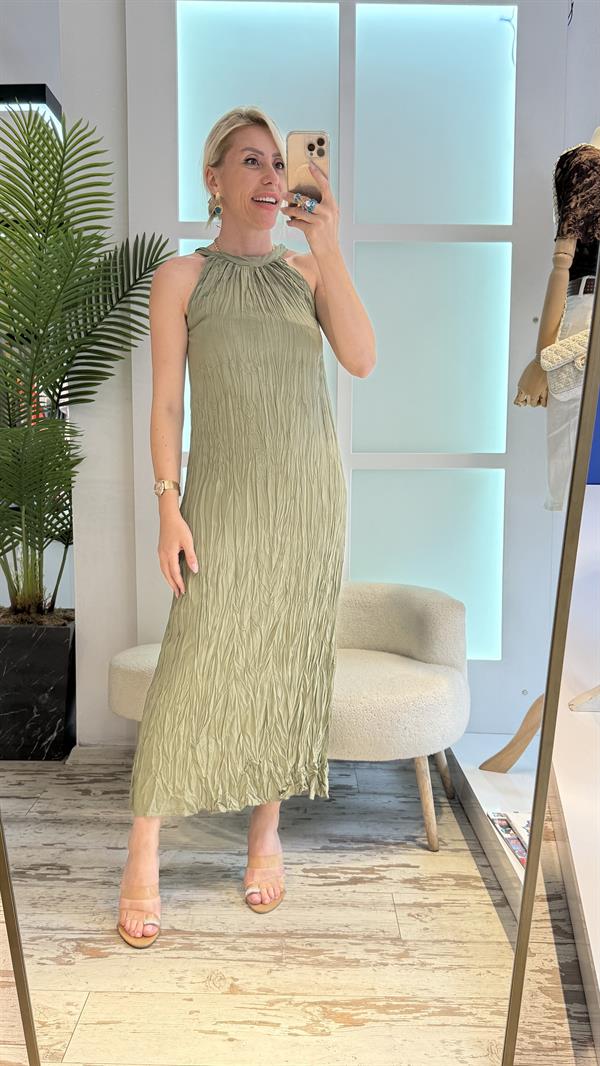 ADELLA YEŞİL ELBİSE