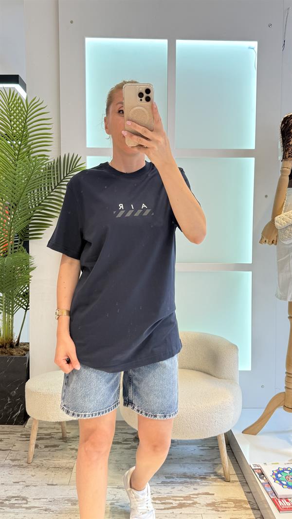 ALMELO SİYAH TSHIRT