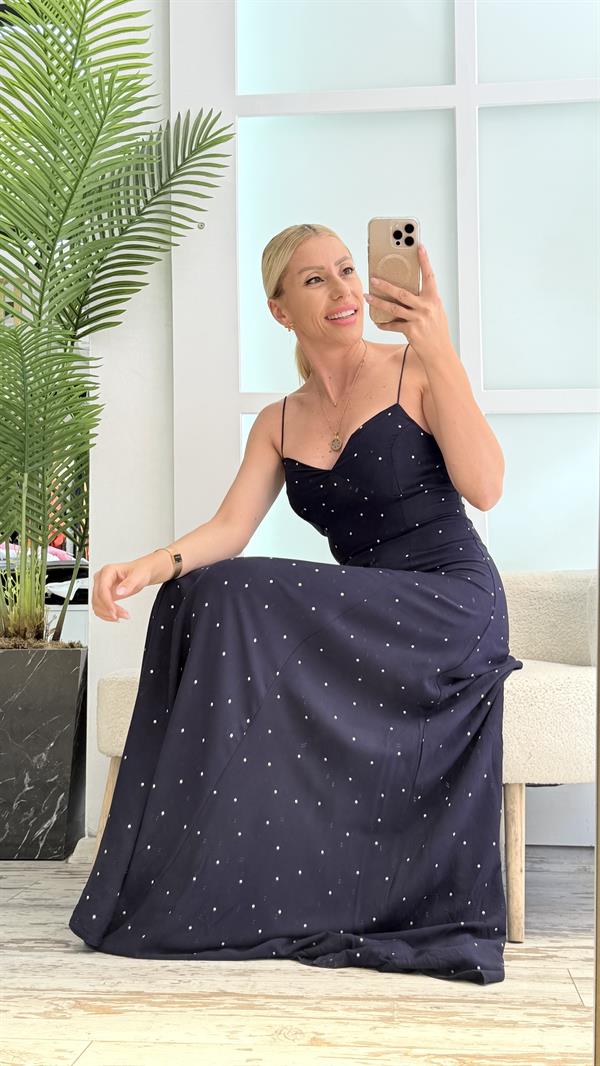 ARMELLE PUANTİYELİ ELBİSE