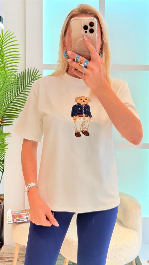 BARBARA  AYICIK NAKIŞLI TSHIRT