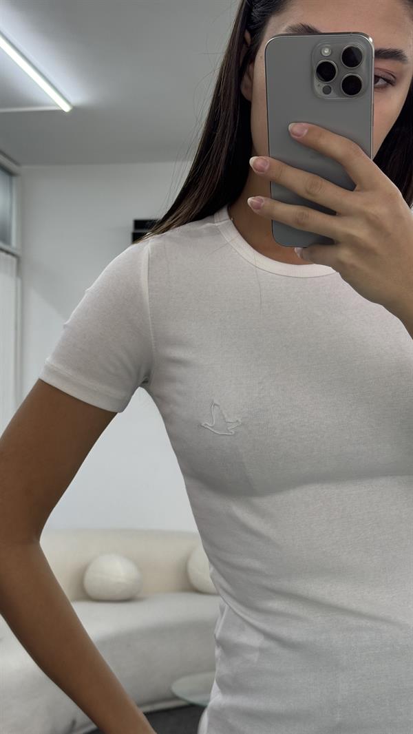 BARRY BEYAZ TSHIRT