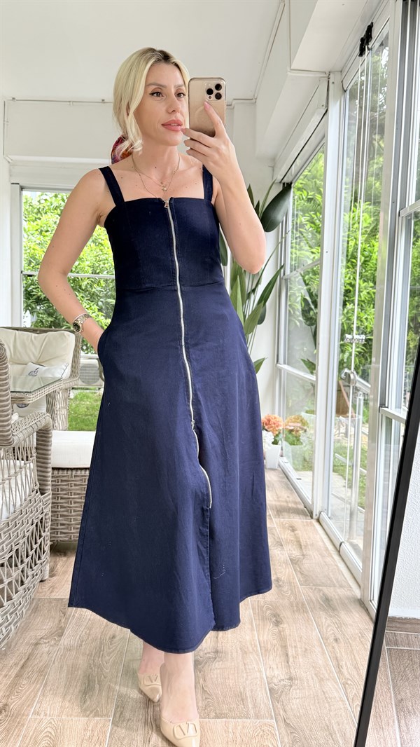 BELLAX ASKILI KOT ELBİSE