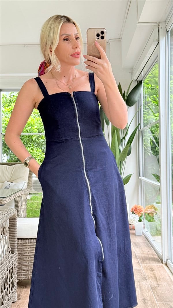 BELLAX ASKILI KOT ELBİSE