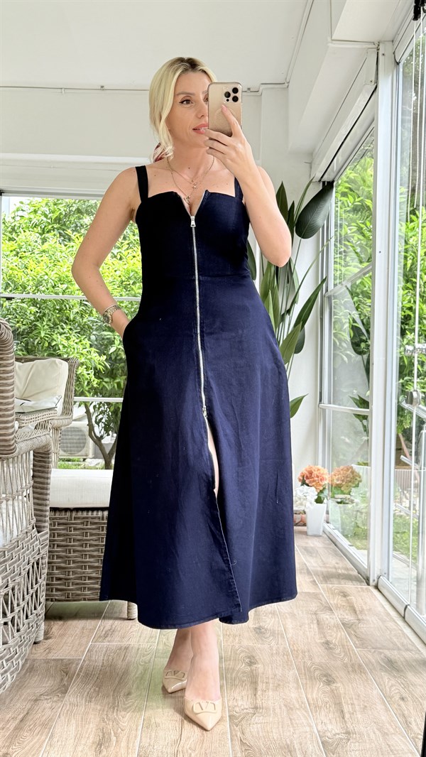 BELLAX ASKILI KOT ELBİSE