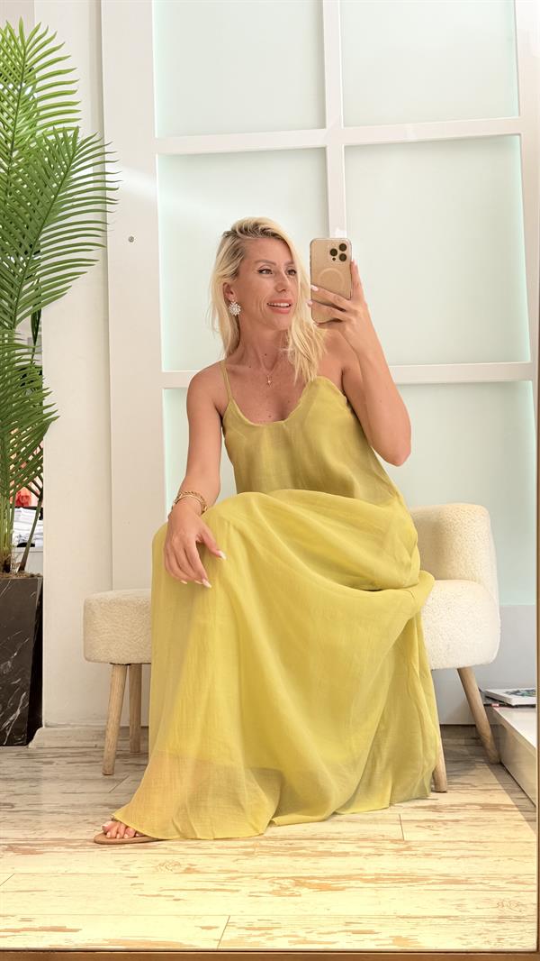 BERY YAĞ YEŞİLİ ELBİSE 