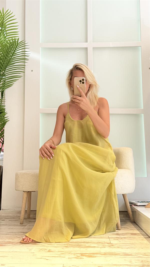 BERY YAĞ YEŞİLİ ELBİSE 